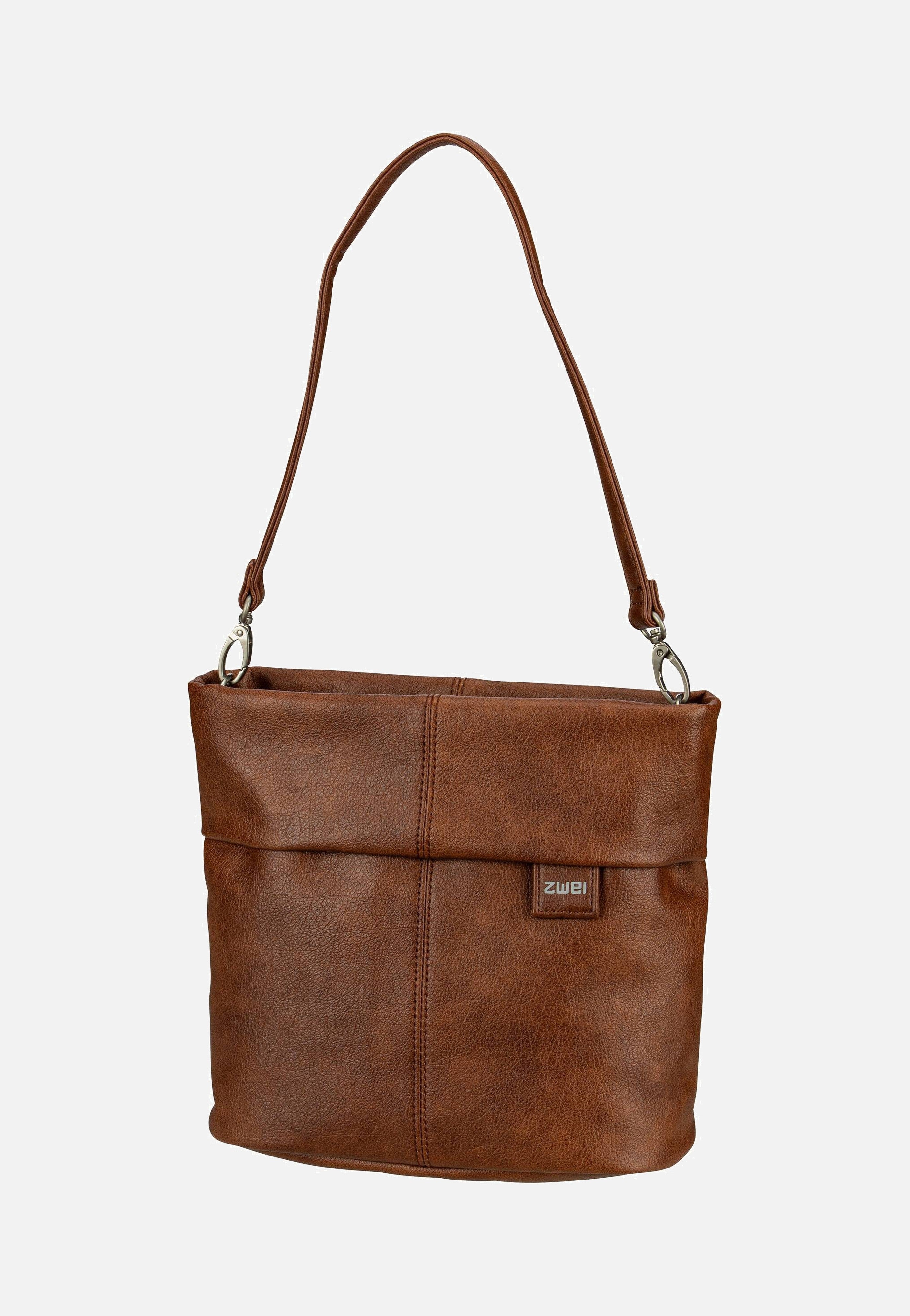 zwei Mademoiselle M8 Cognac Beuteltasche