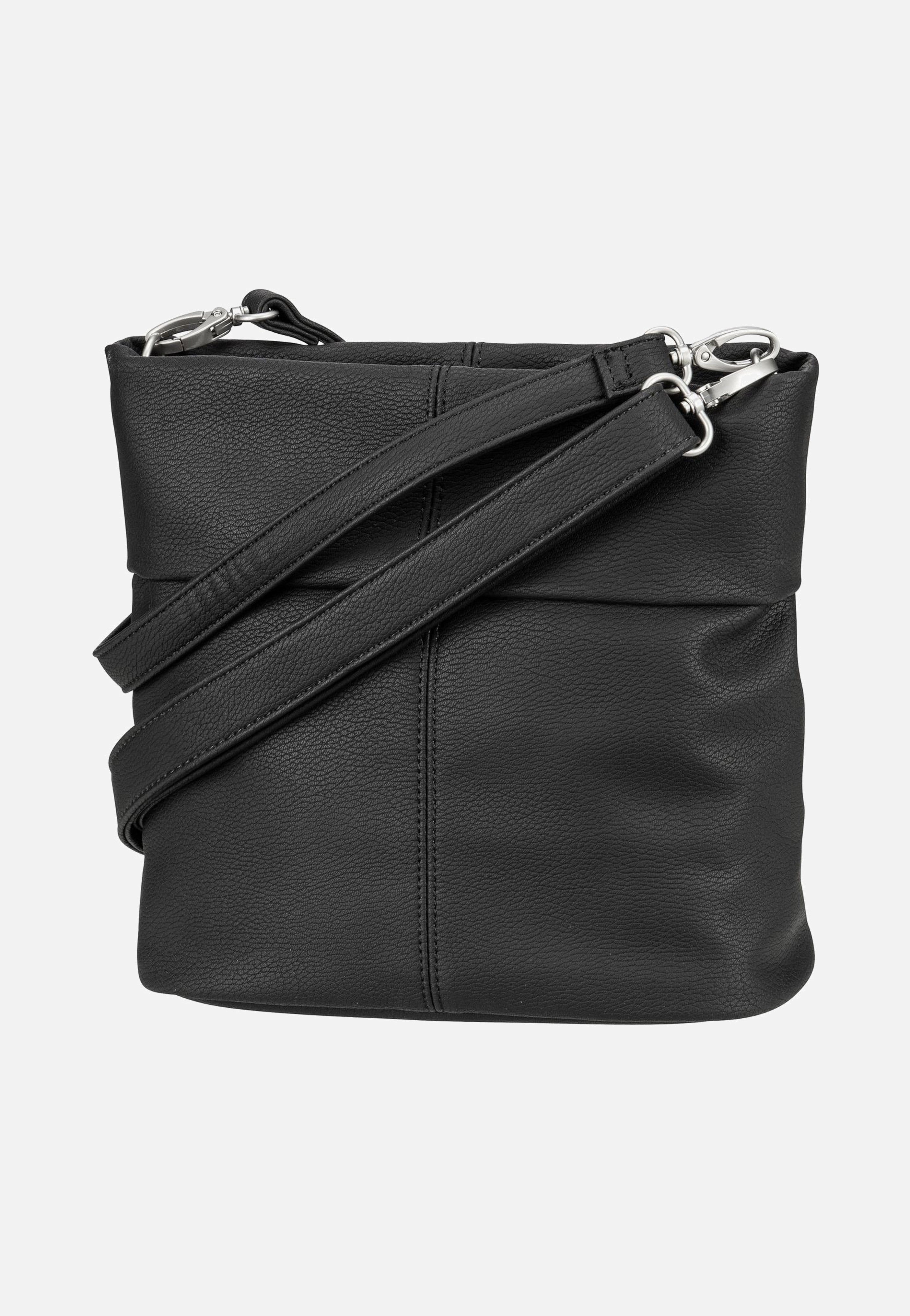 zwei Mademoiselle M8 Nubuk/Black Beuteltasche