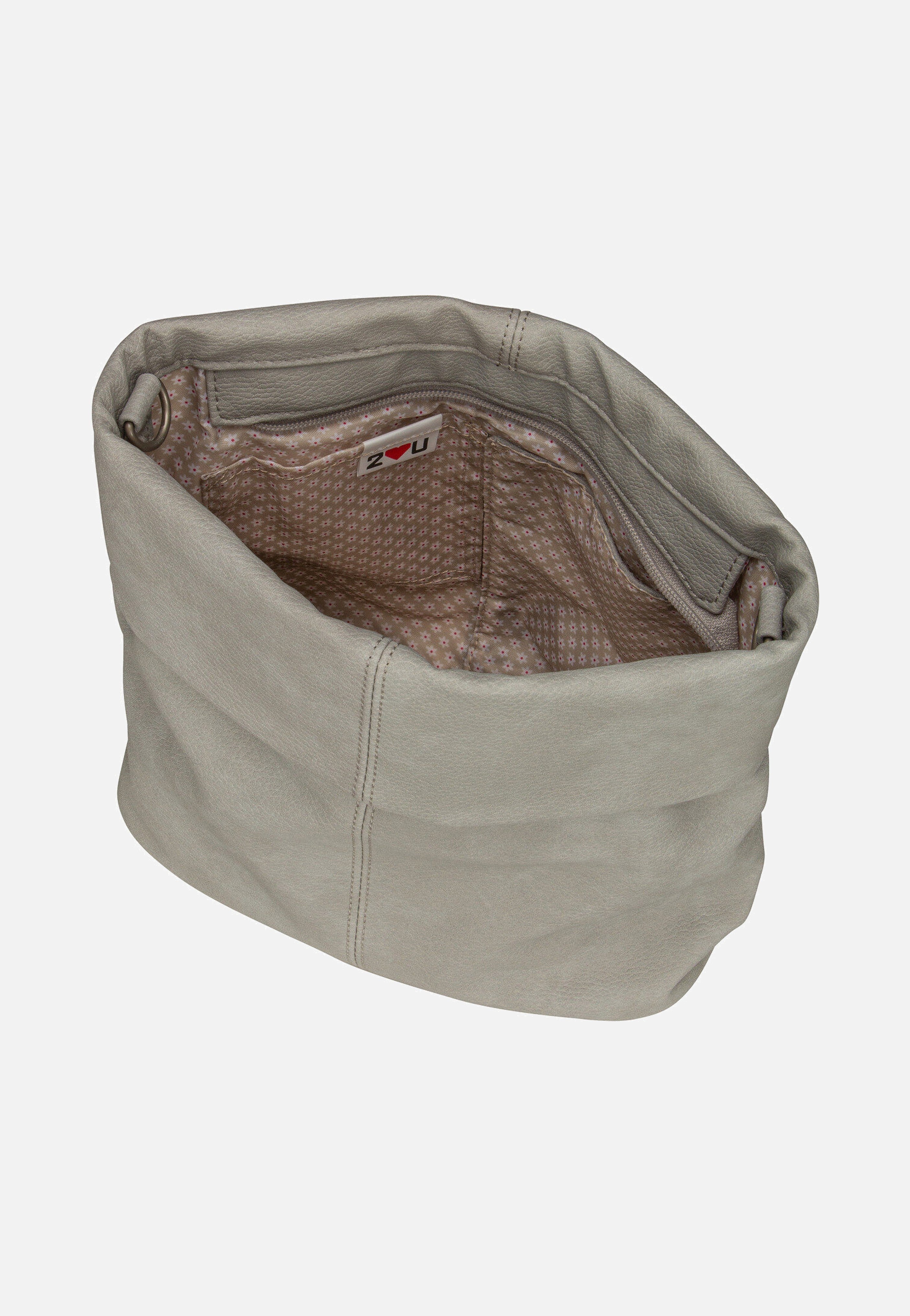 zwei Mademoiselle M8 Nubuk/Ice Beuteltasche