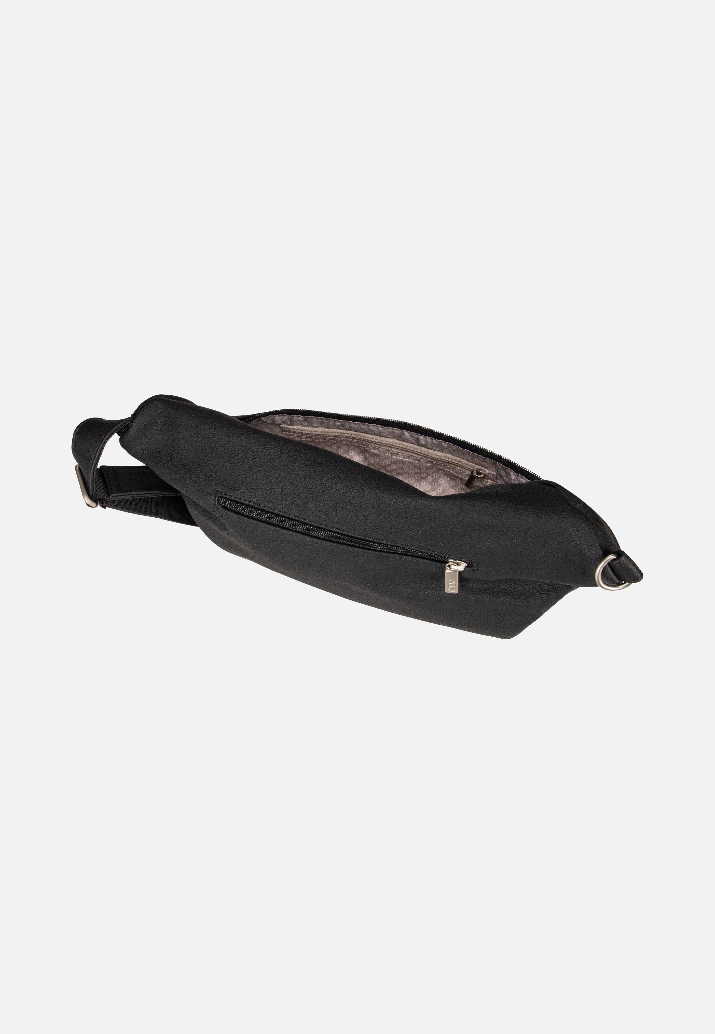 zwei Mademoiselle MH80 Nubuk/Black Bauchtasche