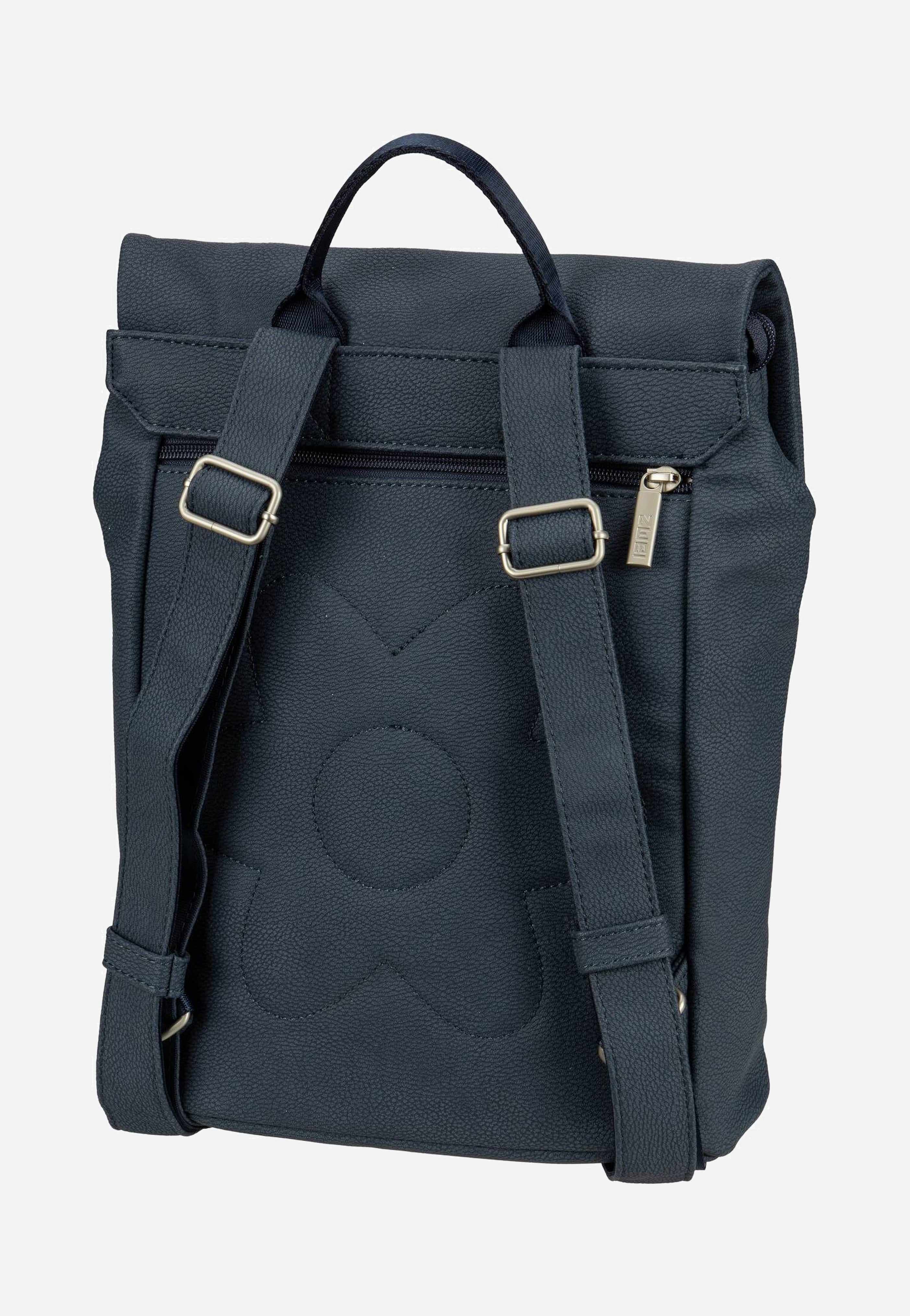 zwei Mademoiselle MR13 Nubuk/Blue Rucksack