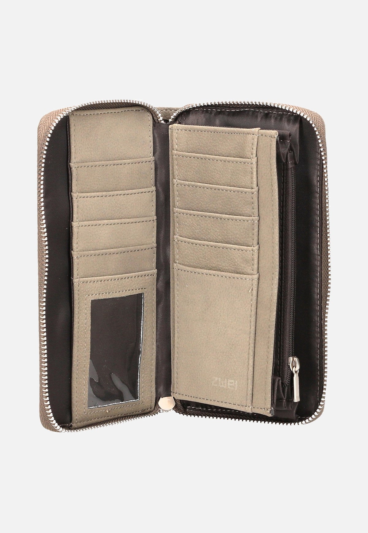 zwei M.Wallet MW2 Nubuk/Mud Portemonnaie