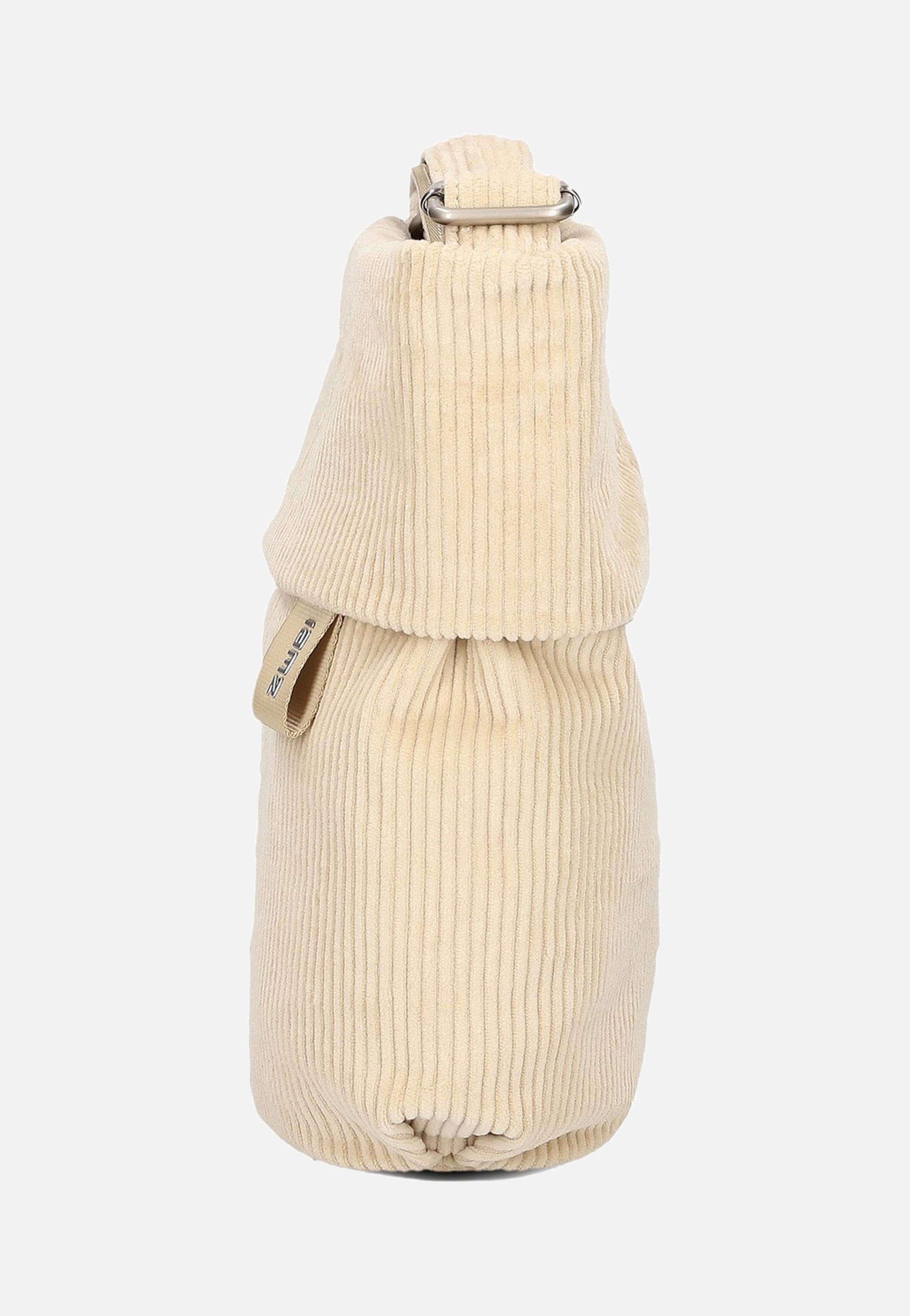 zwei Mademoiselle M45 Cord/Creme Umhängetasche