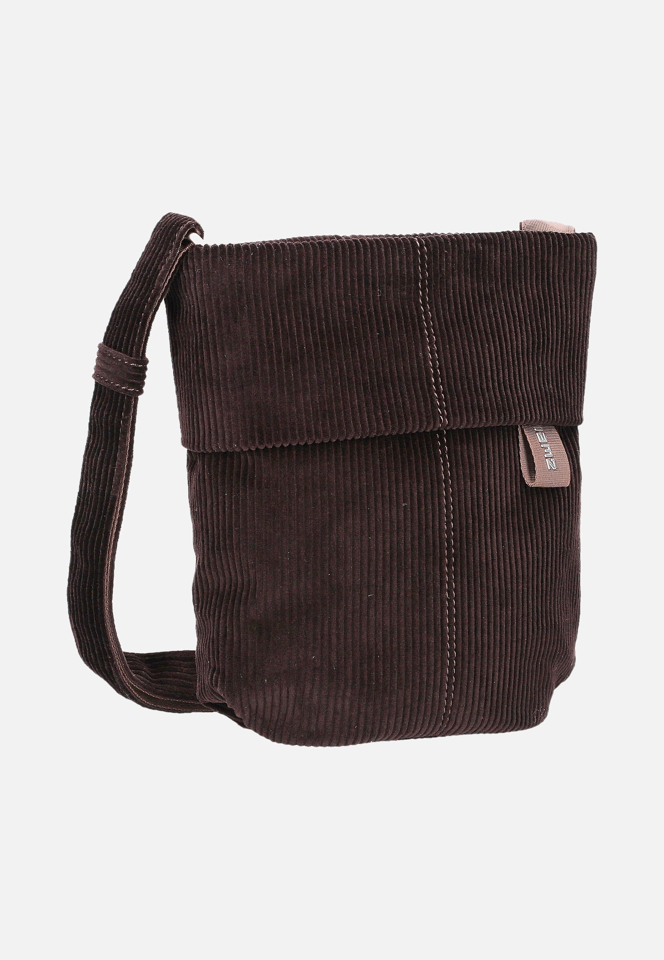 zwei Mademoiselle M45 Cord/Espresso Crossbody Bag