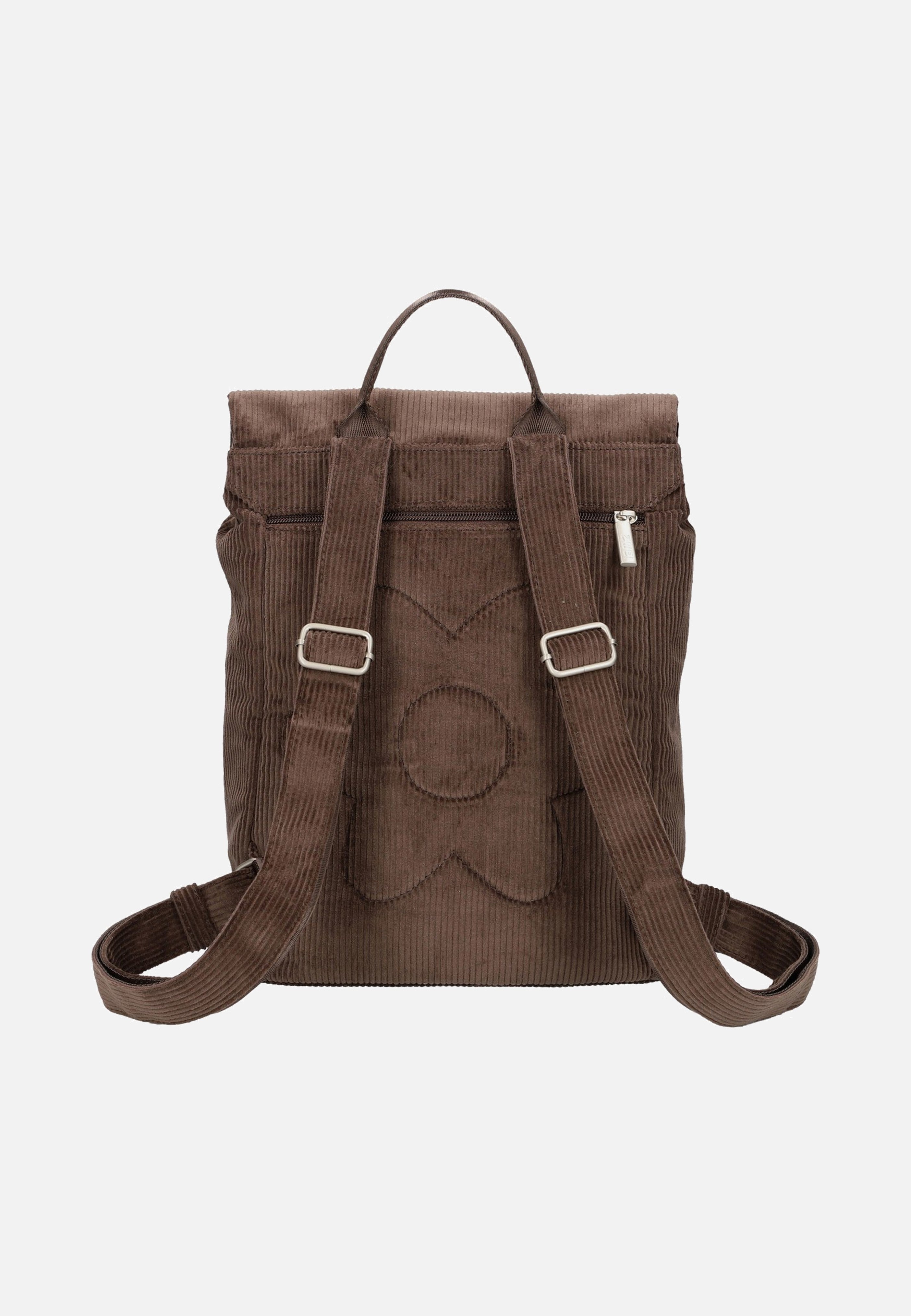 zwei Mademoiselle MR13 Cord/Wood Rucksack