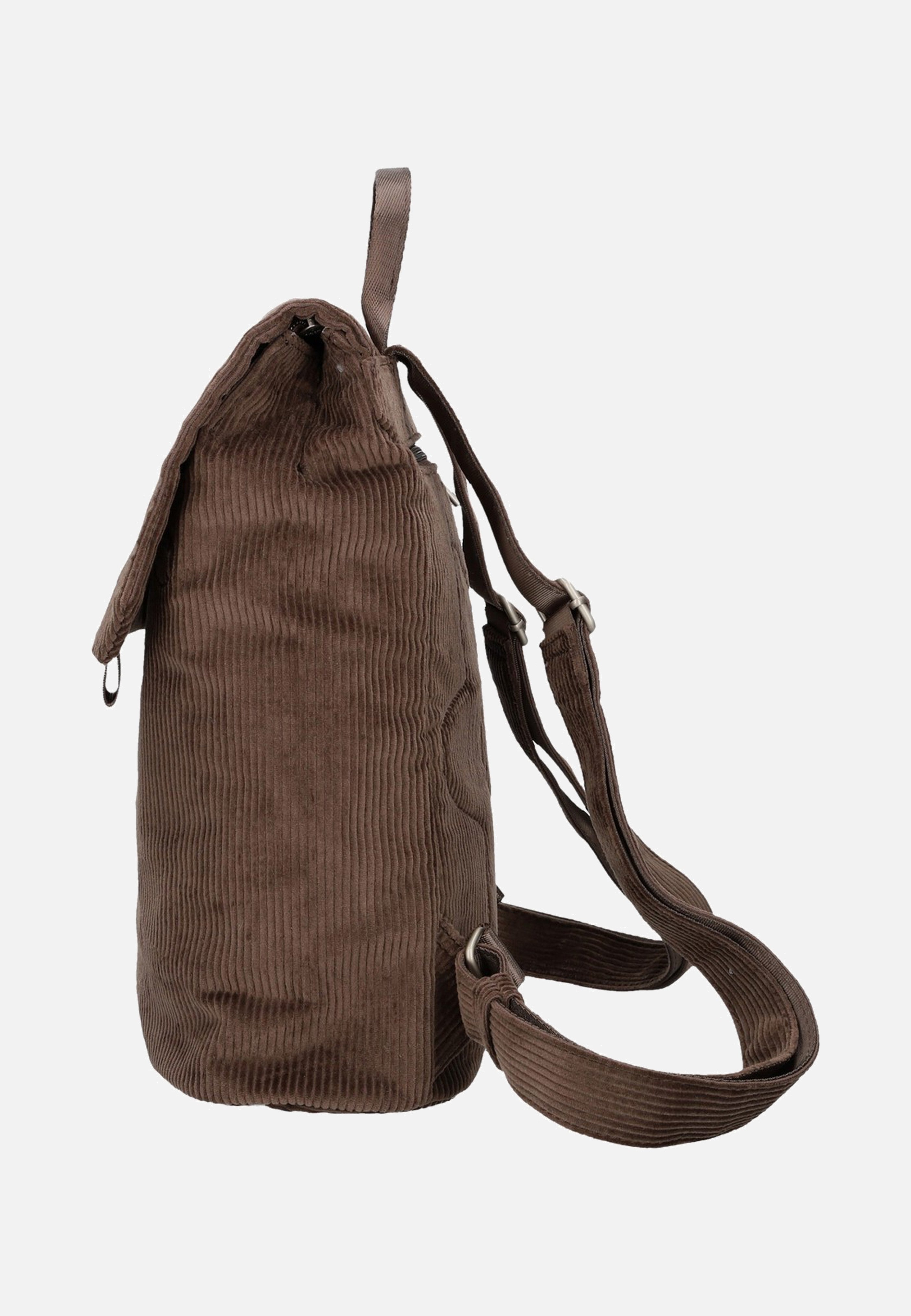 zwei Mademoiselle MR13 Cord/Wood Rucksack