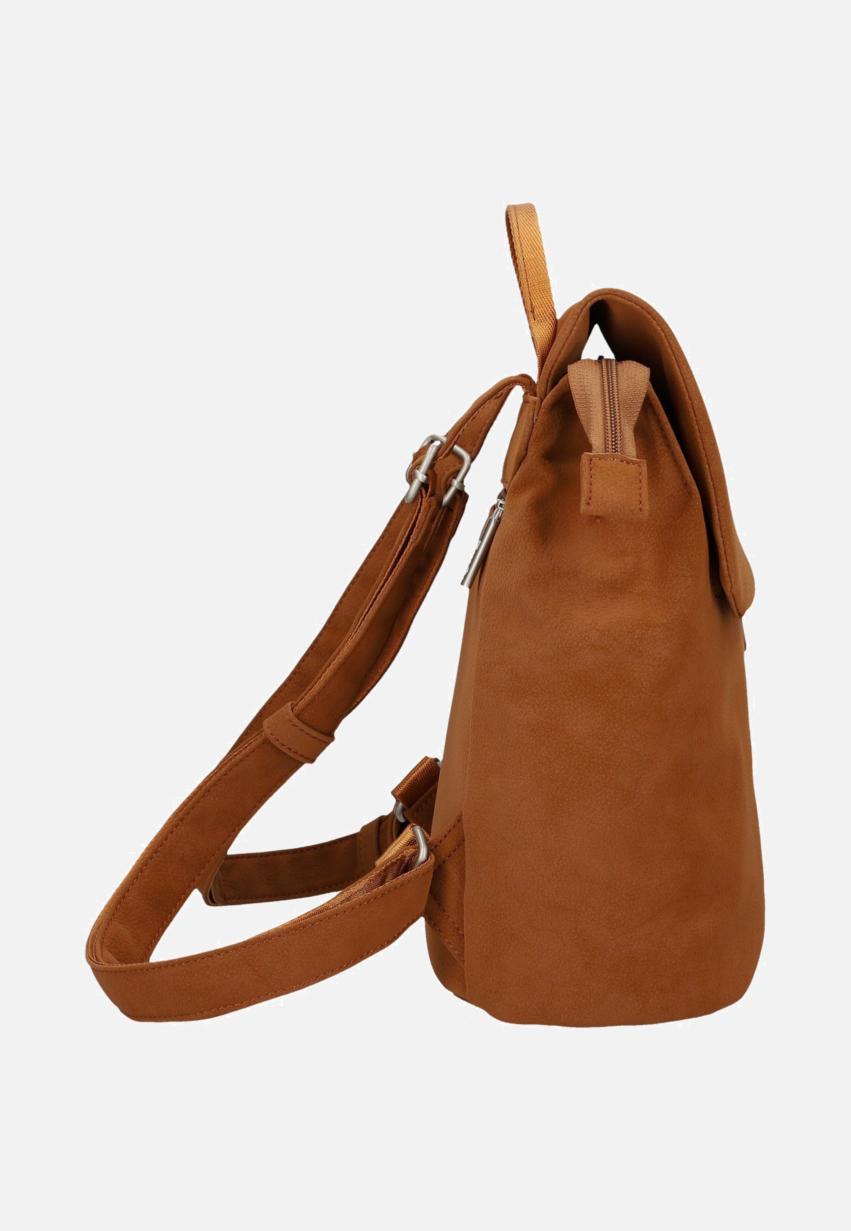 zwei Mademoiselle MR8 Nubuk/Cognac Backpack