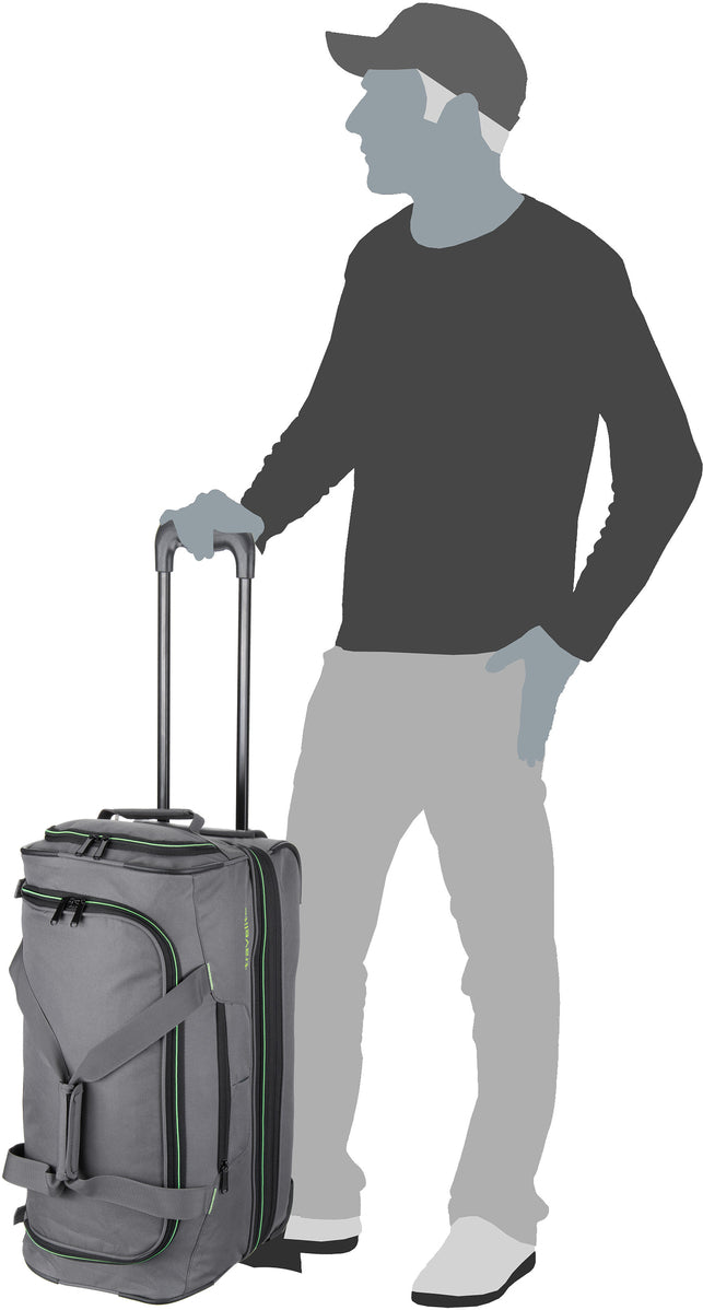travelite Basics Trolley S Bordeaux Travel Bag – Silhouettenansicht