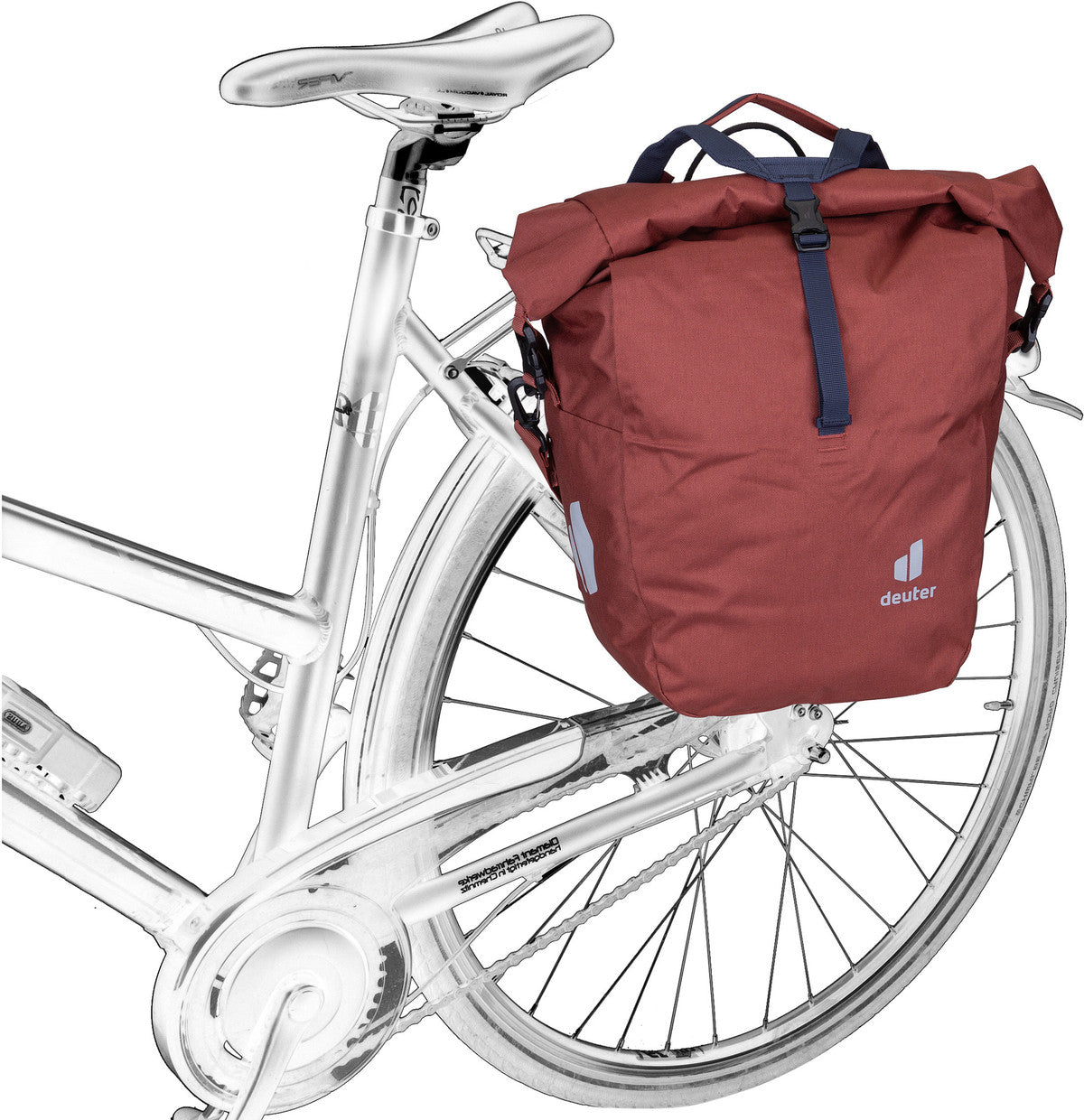 Deuter Valbona 20+5 Graphite Fahrradtasche – Silhouettenansicht