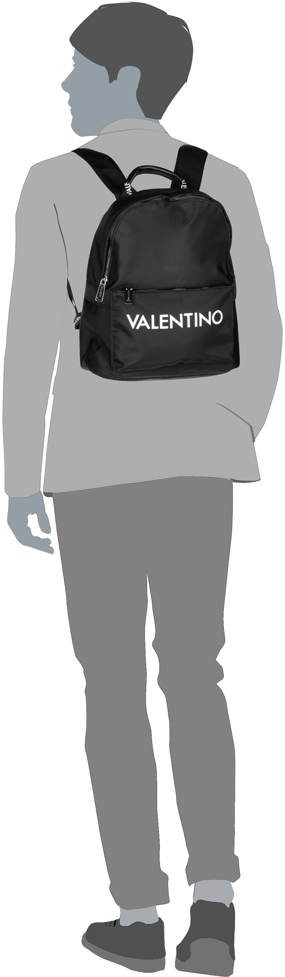 Valentino Kylo 301 Nero Rucksack – Silhouettenansicht