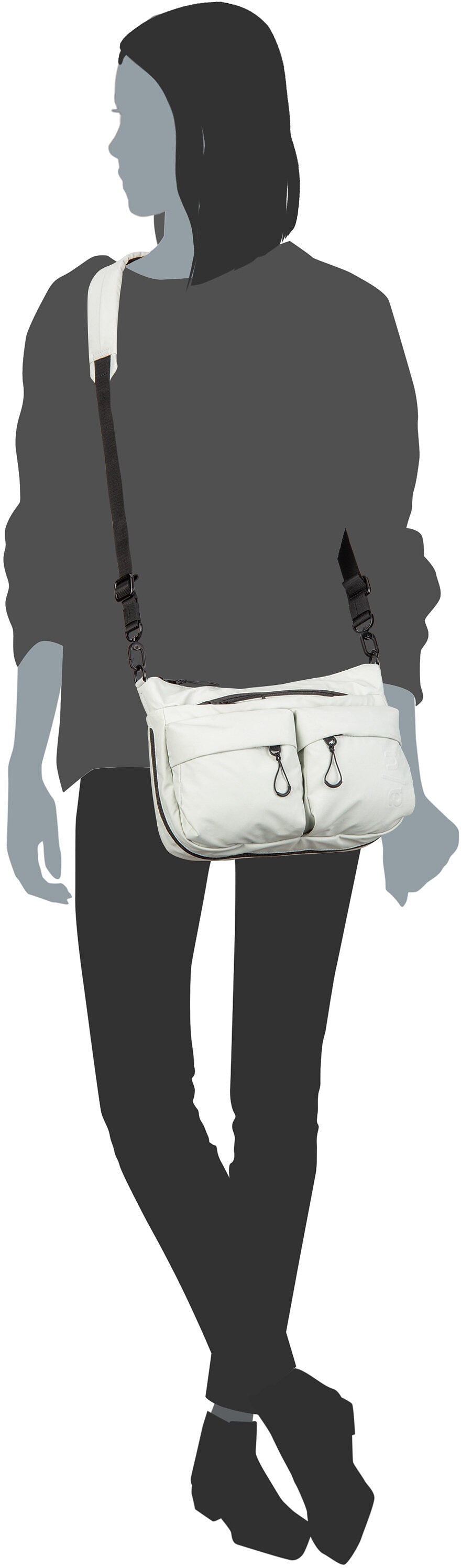 aunts & uncles Mogami Cloud Nine Crossbody Bag – Silhouettenansicht