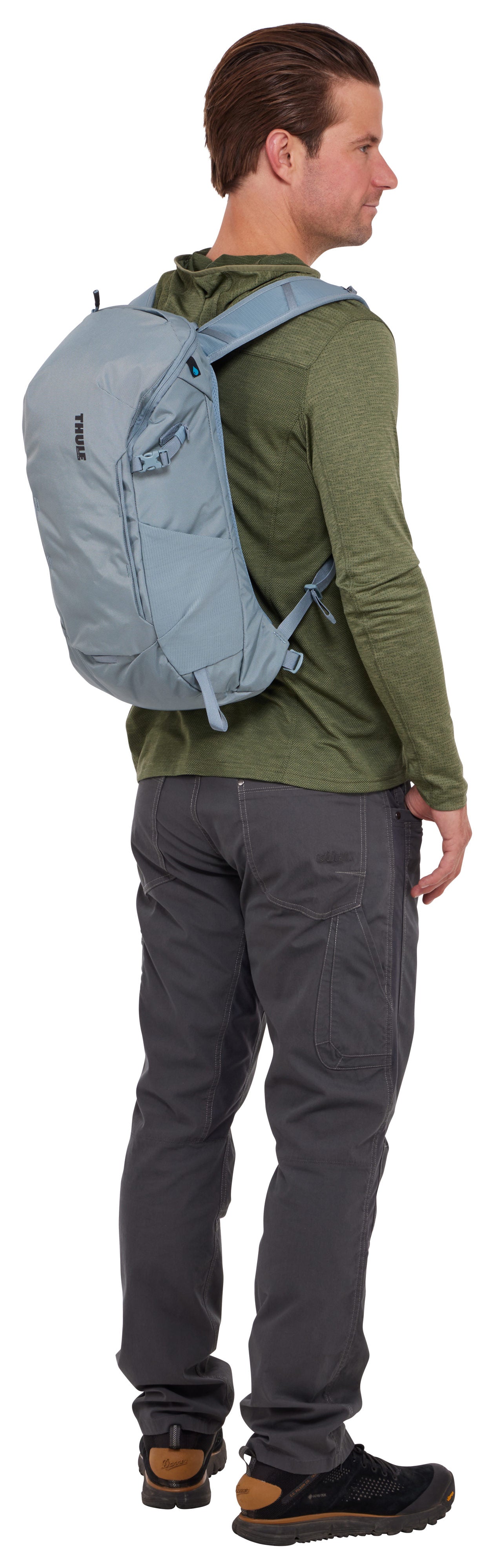 Thule AllTrail 18L Pond Gray Wanderrucksack – Silhouettenansicht