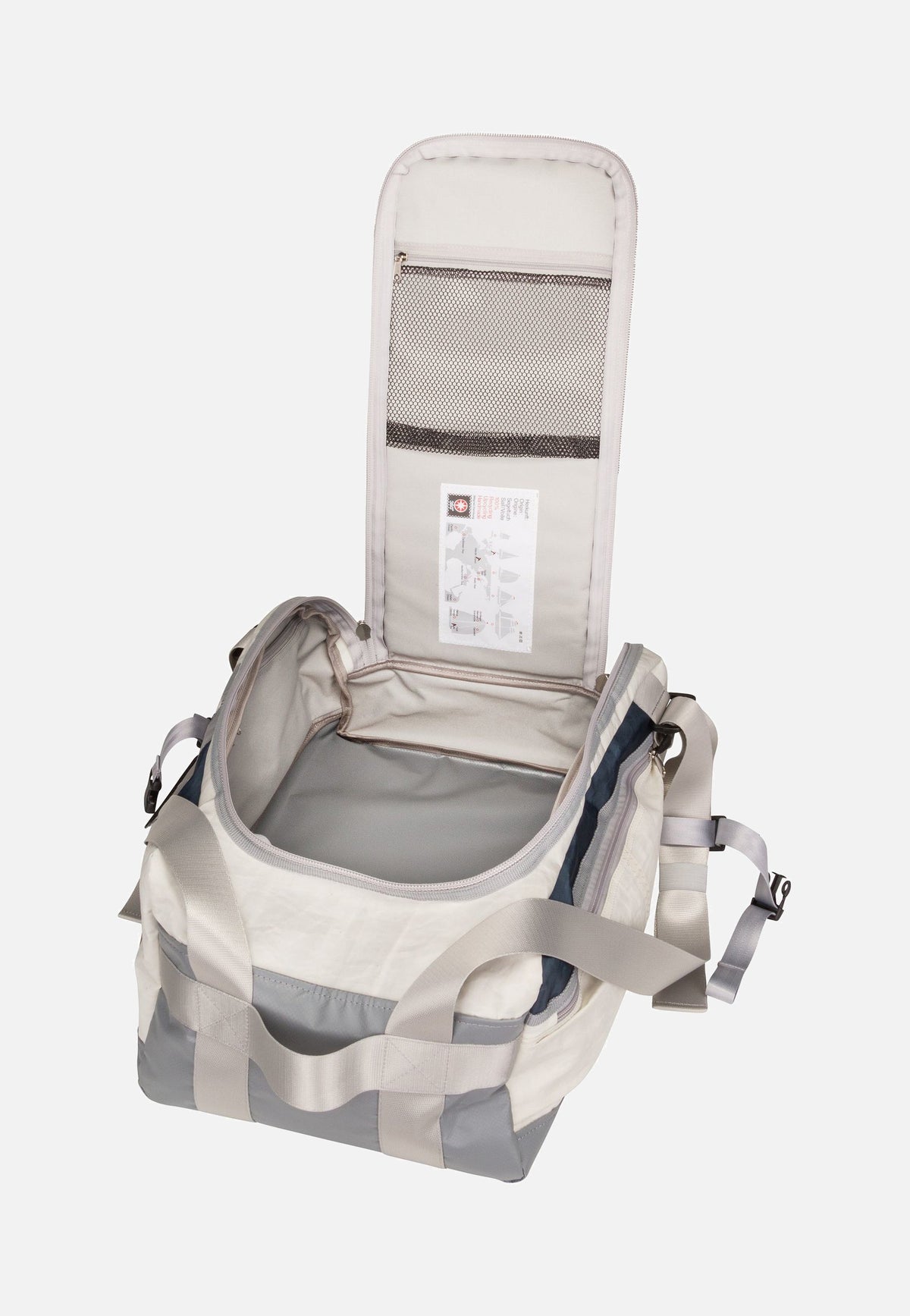 360Grad Container XL Balken Vintage/Zahl Hellgrau Dufflebag
