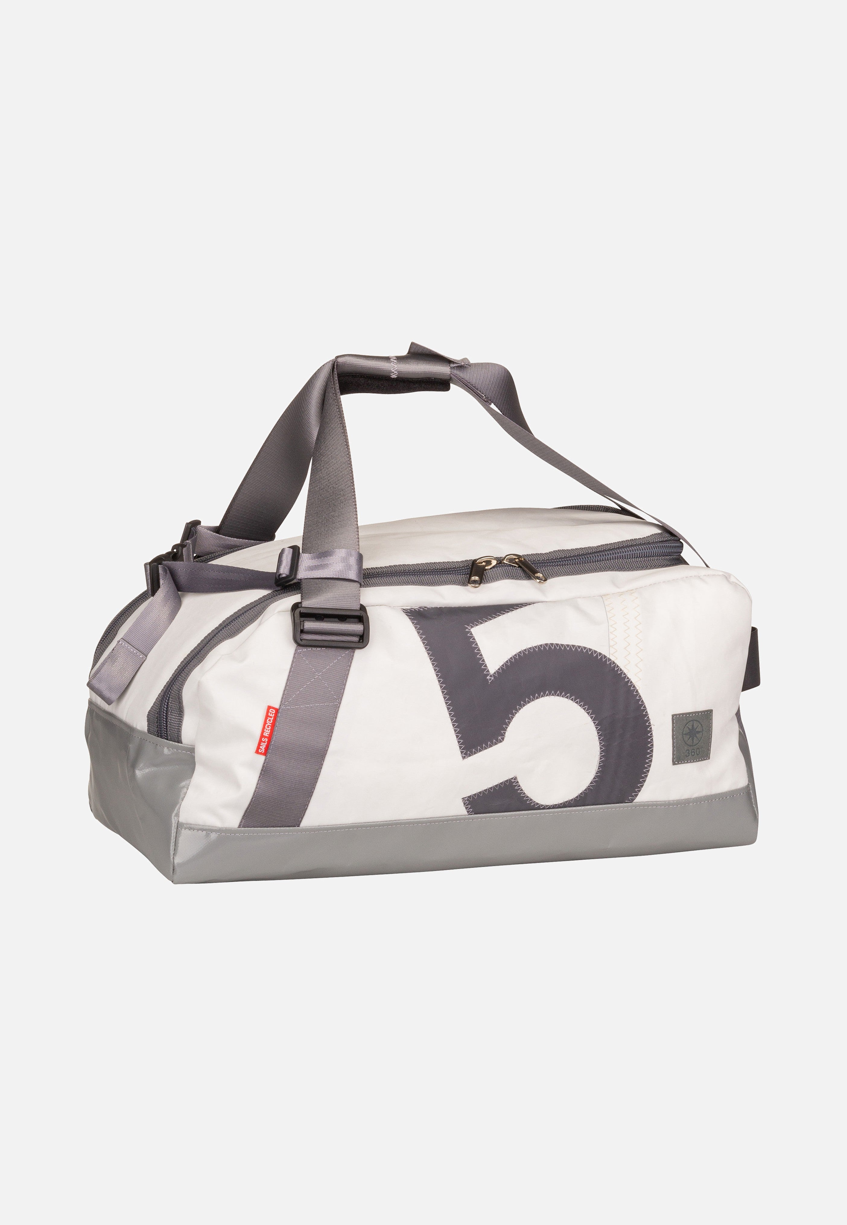 360Grad Container Zahl Dunkelgrau Dufflebag