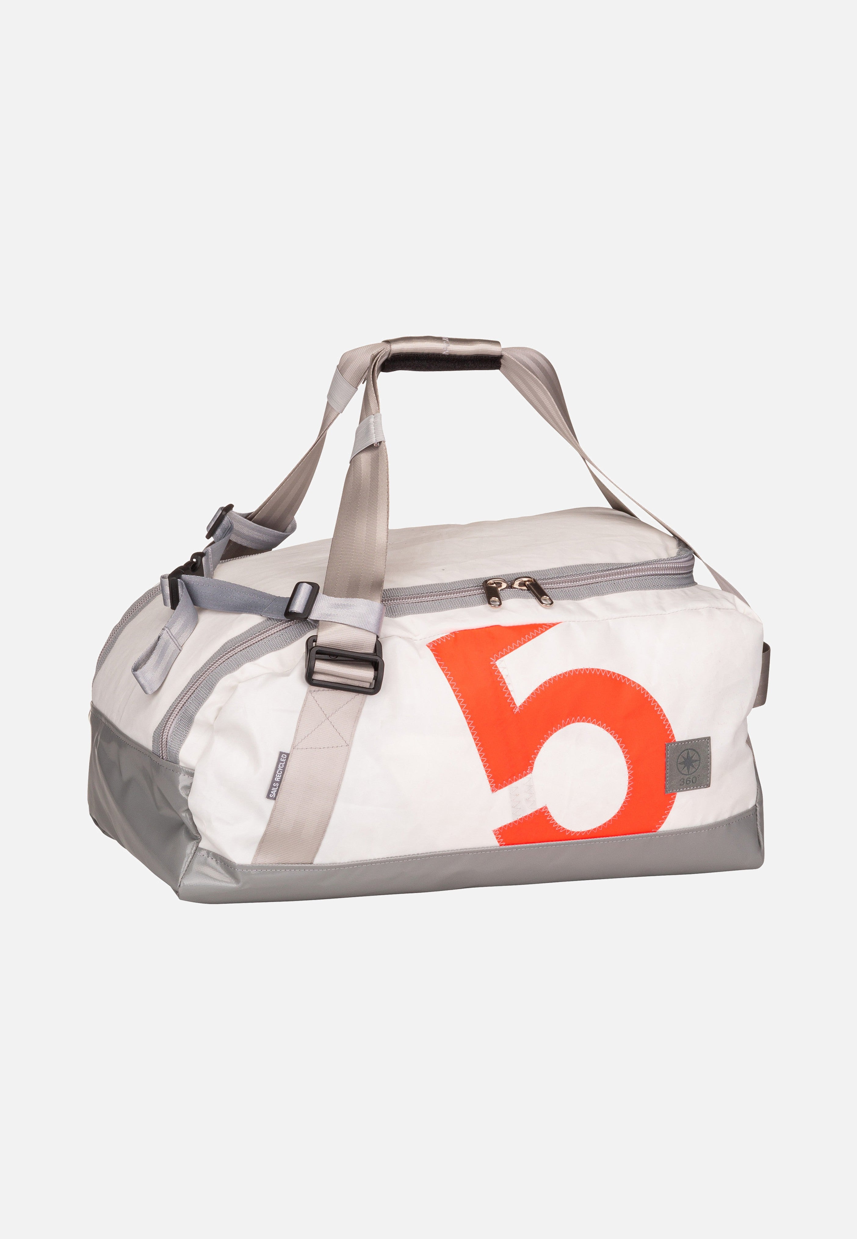 360Grad Container Zahl Orange Dufflebag