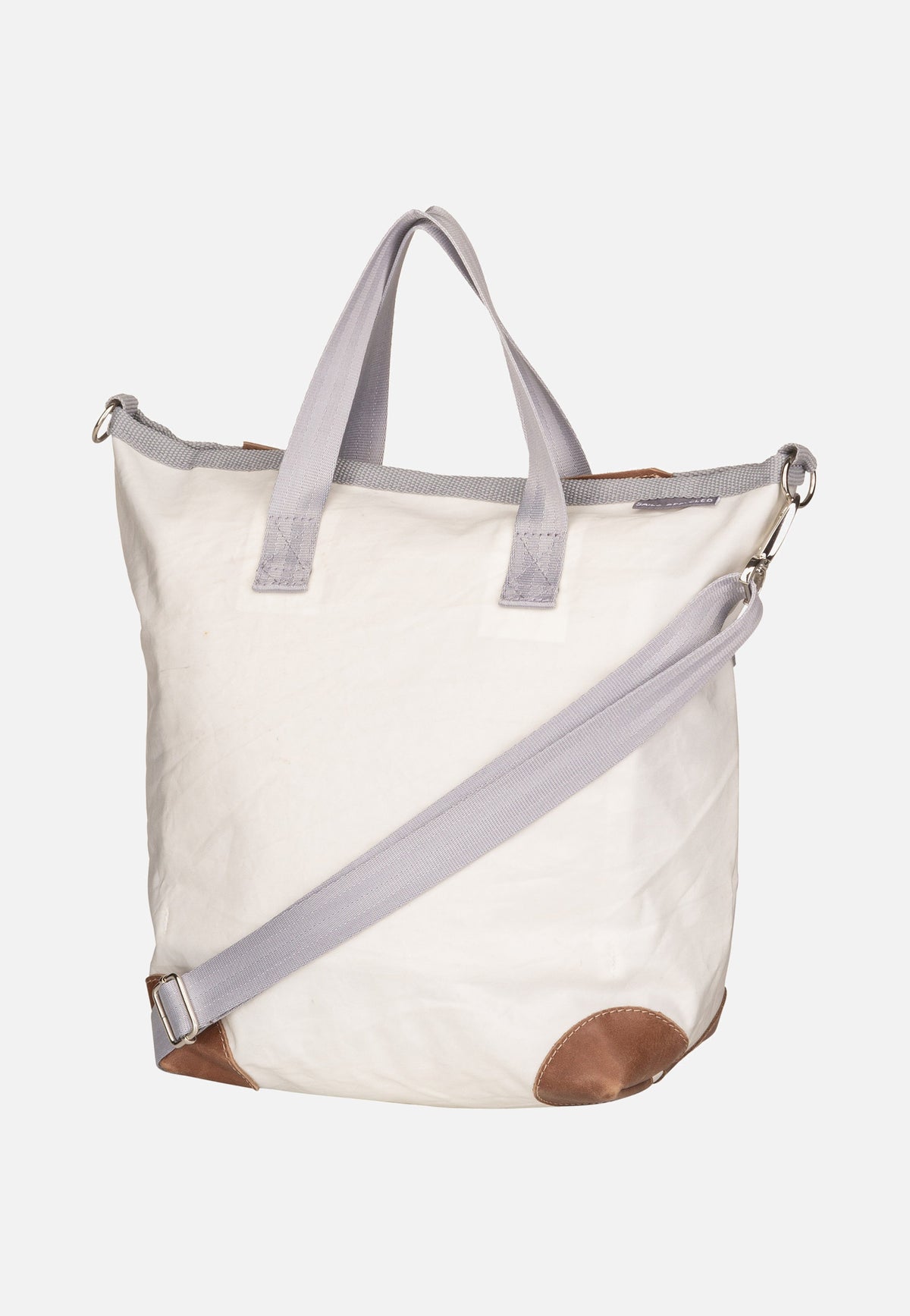 360Grad Deern Mini Weiß/Blau mit hellgrauer Zahl Tote Bag