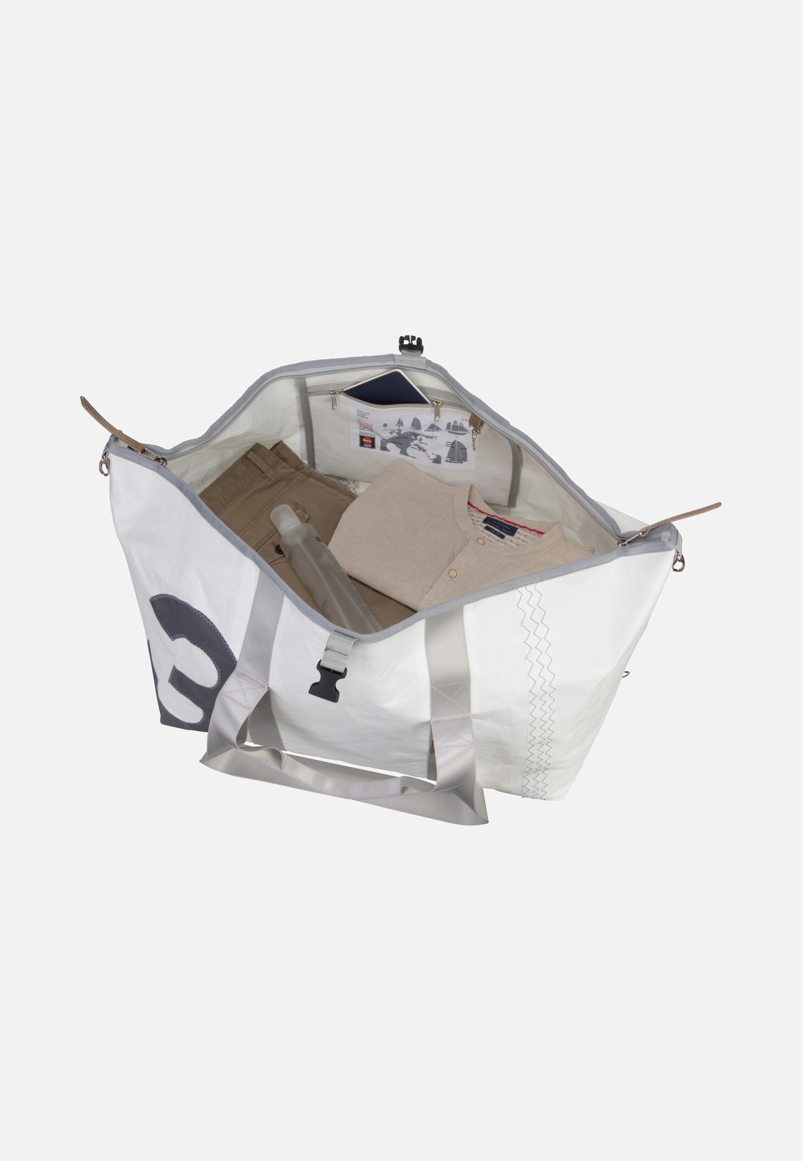 360Grad Kutter XL Weiß/Grau Dufflebag