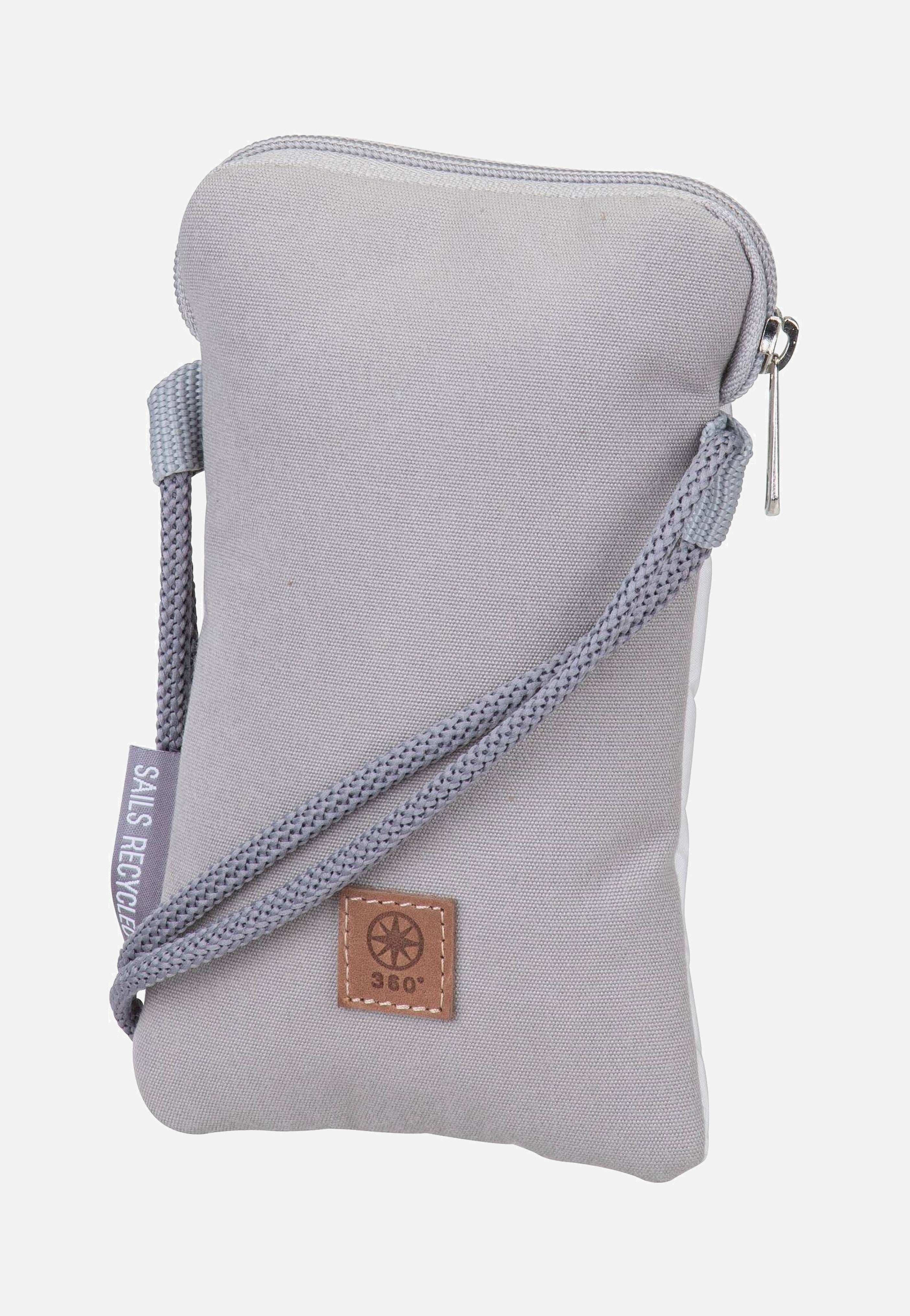 360Grad Nautik Lütt Stencil-Weiß/Grau Handytasche