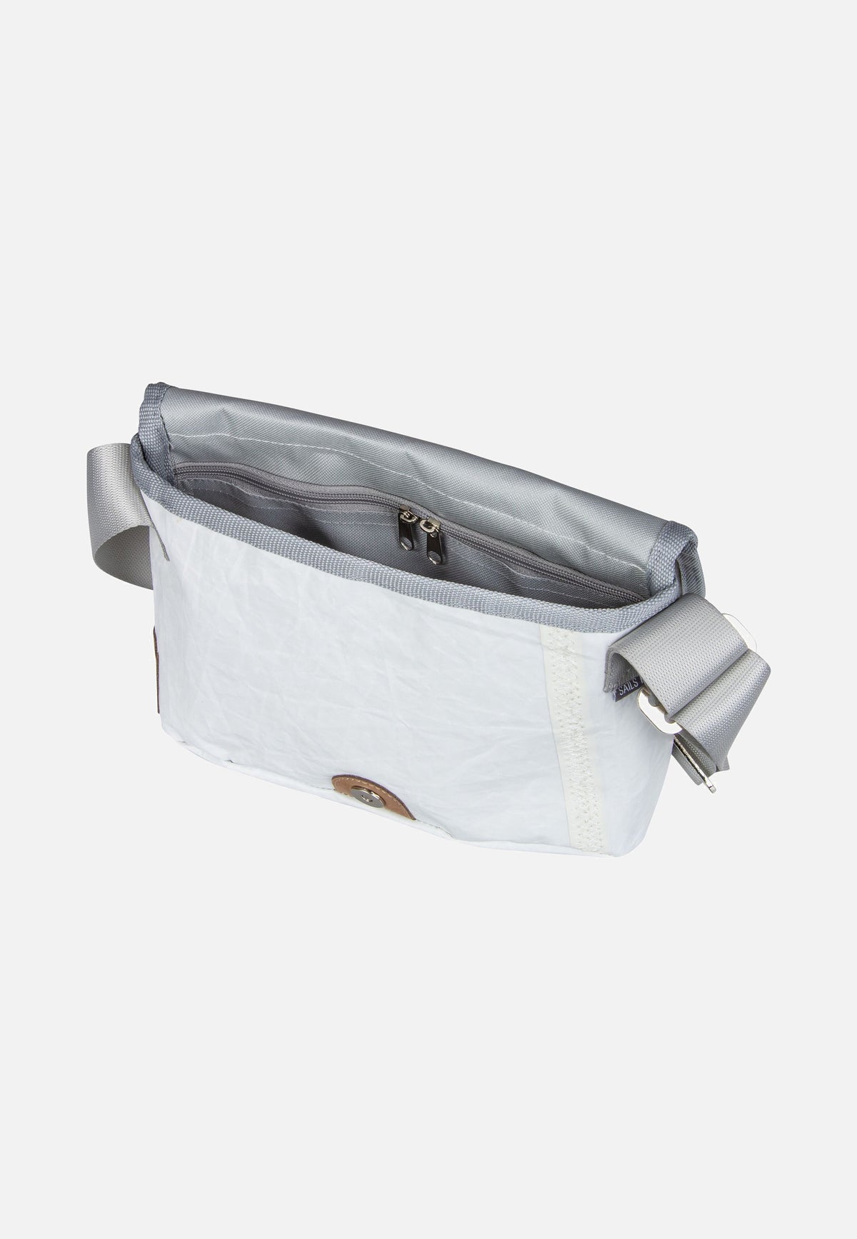 360Grad Perle Stencil-Weiß/Grau Messenger Bag