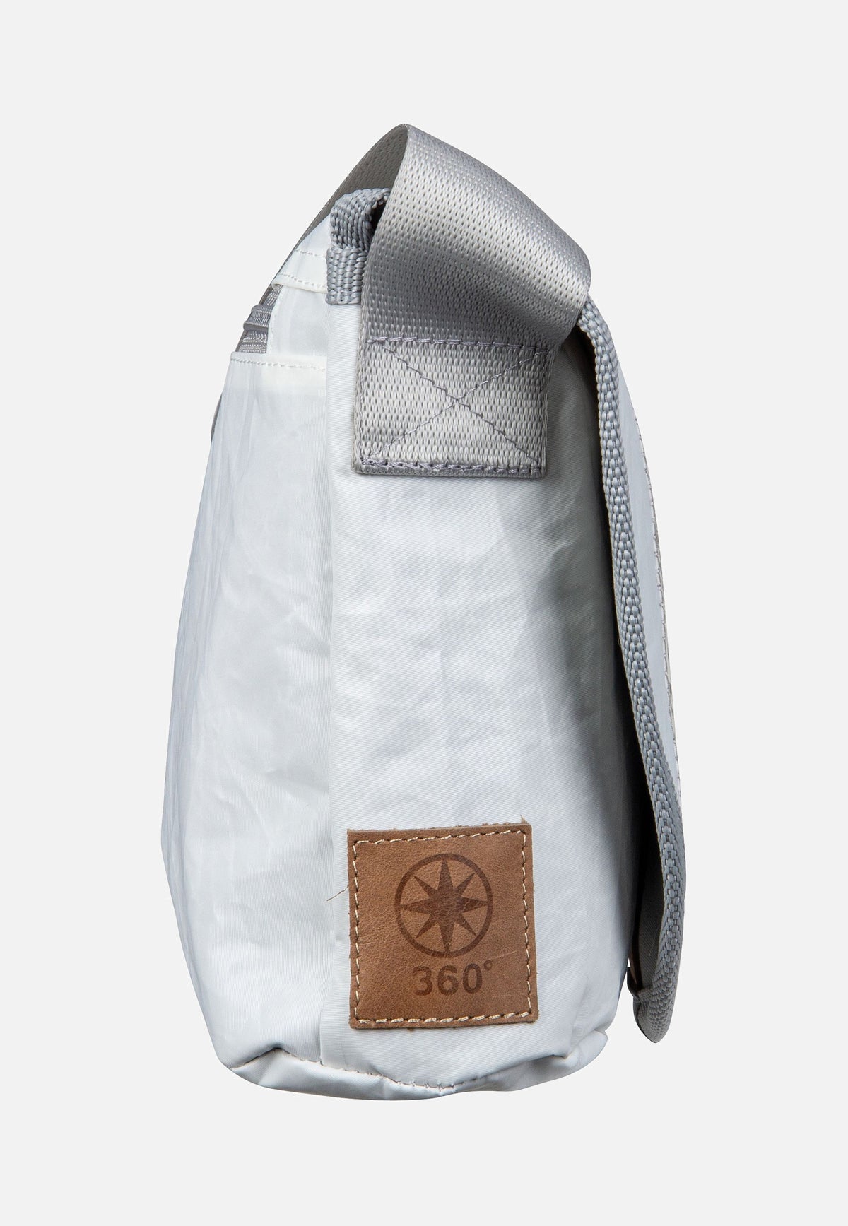 360Grad Perle Stencil-Weiß/Grau Messenger Bag