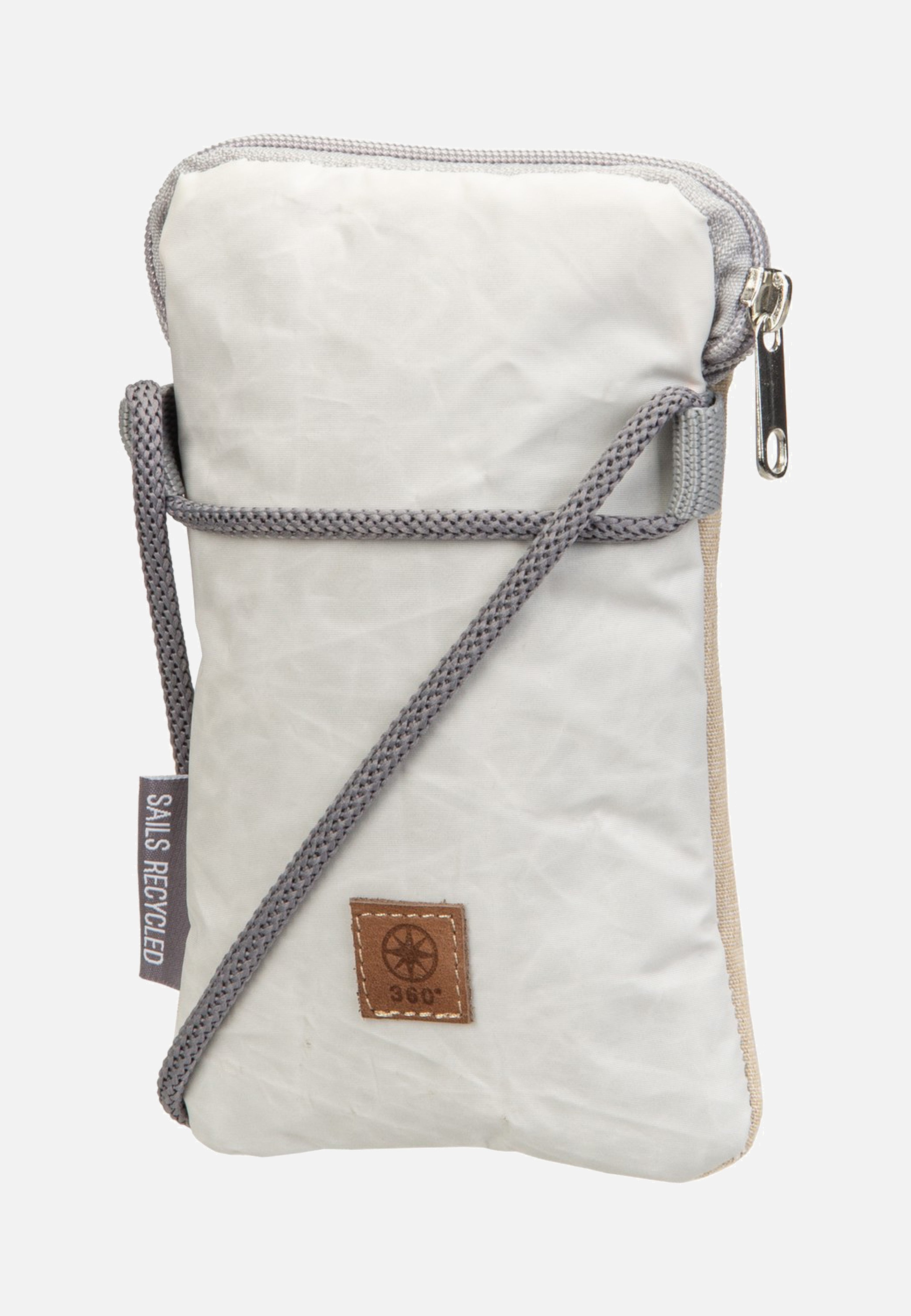 360Grad Nautik Lütt Weiss/Sand/Zahl Orange Handytasche
