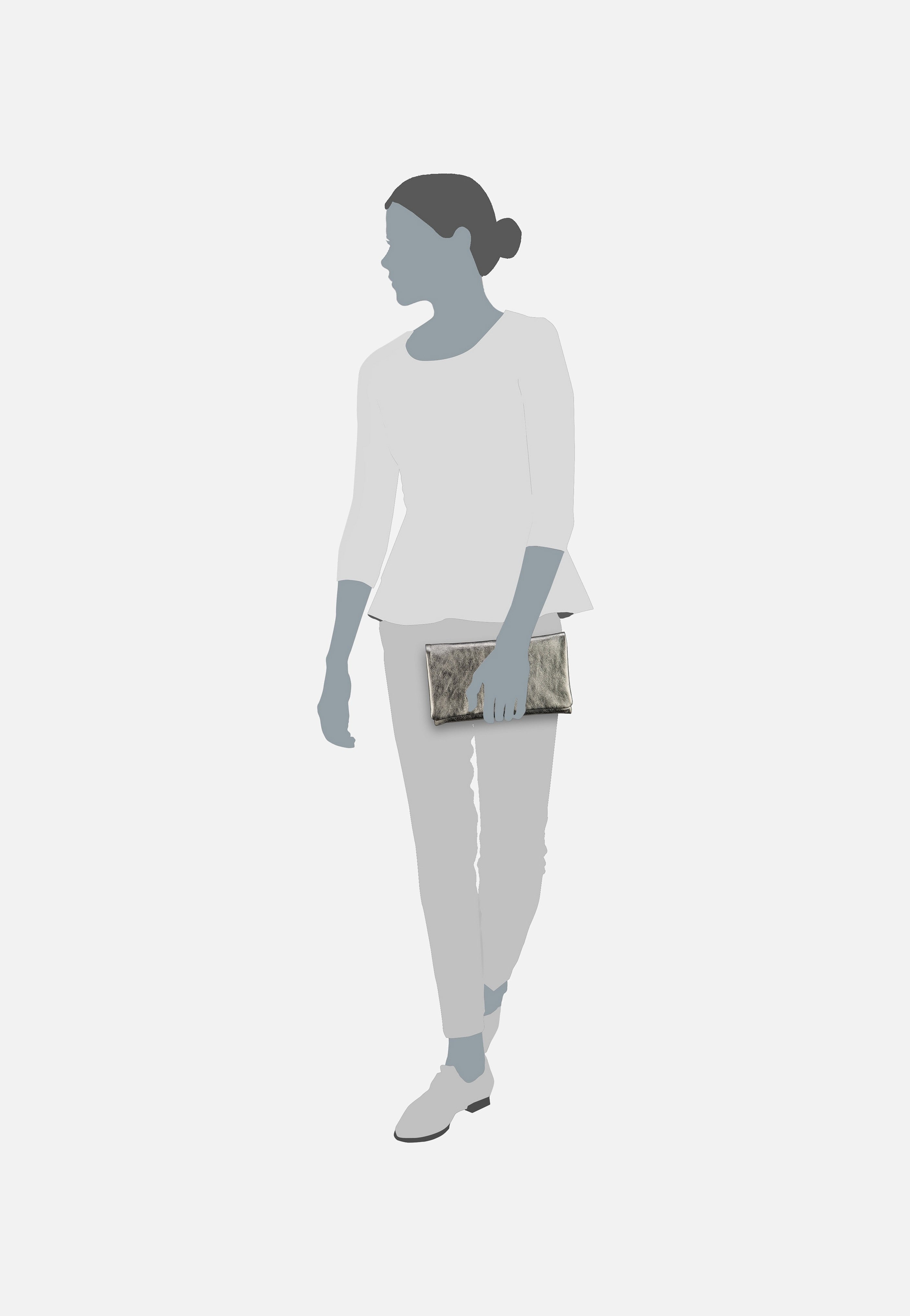 abro Mimosa Clutch 26647 Silver Clutch