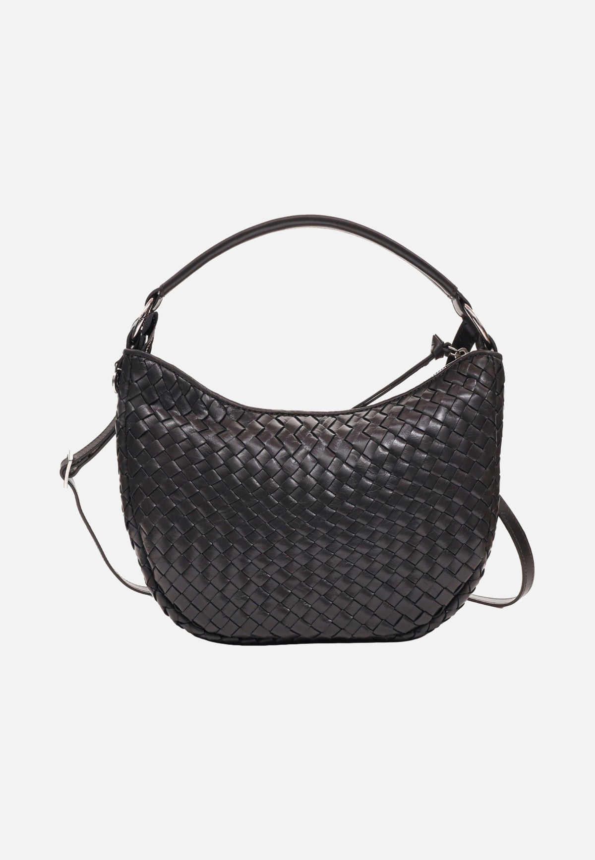 Adax Salerno Marlin Charcoal Hobo Bag