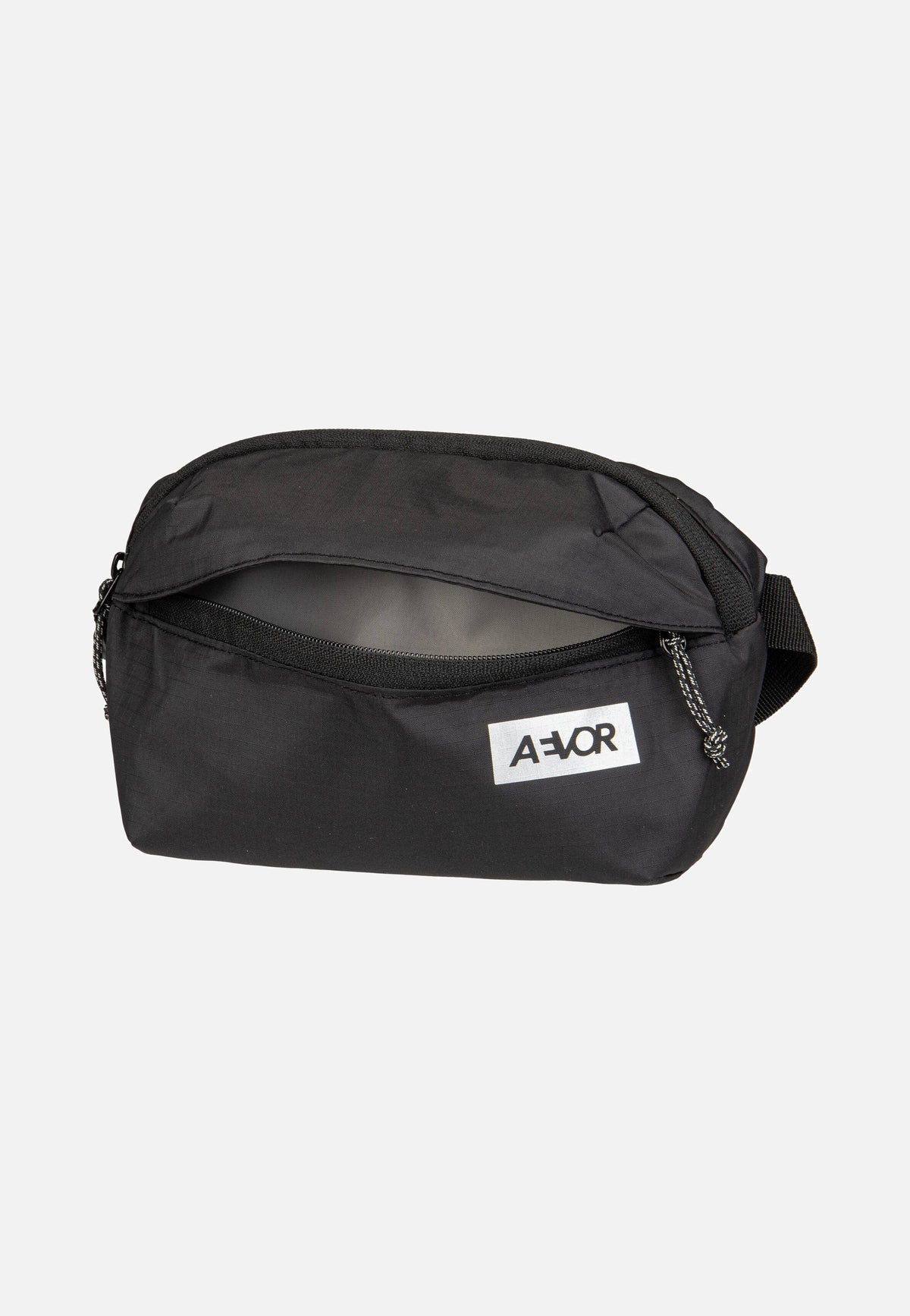 AEVOR Hip Bag Ease Ripstop Black Bauchtasche