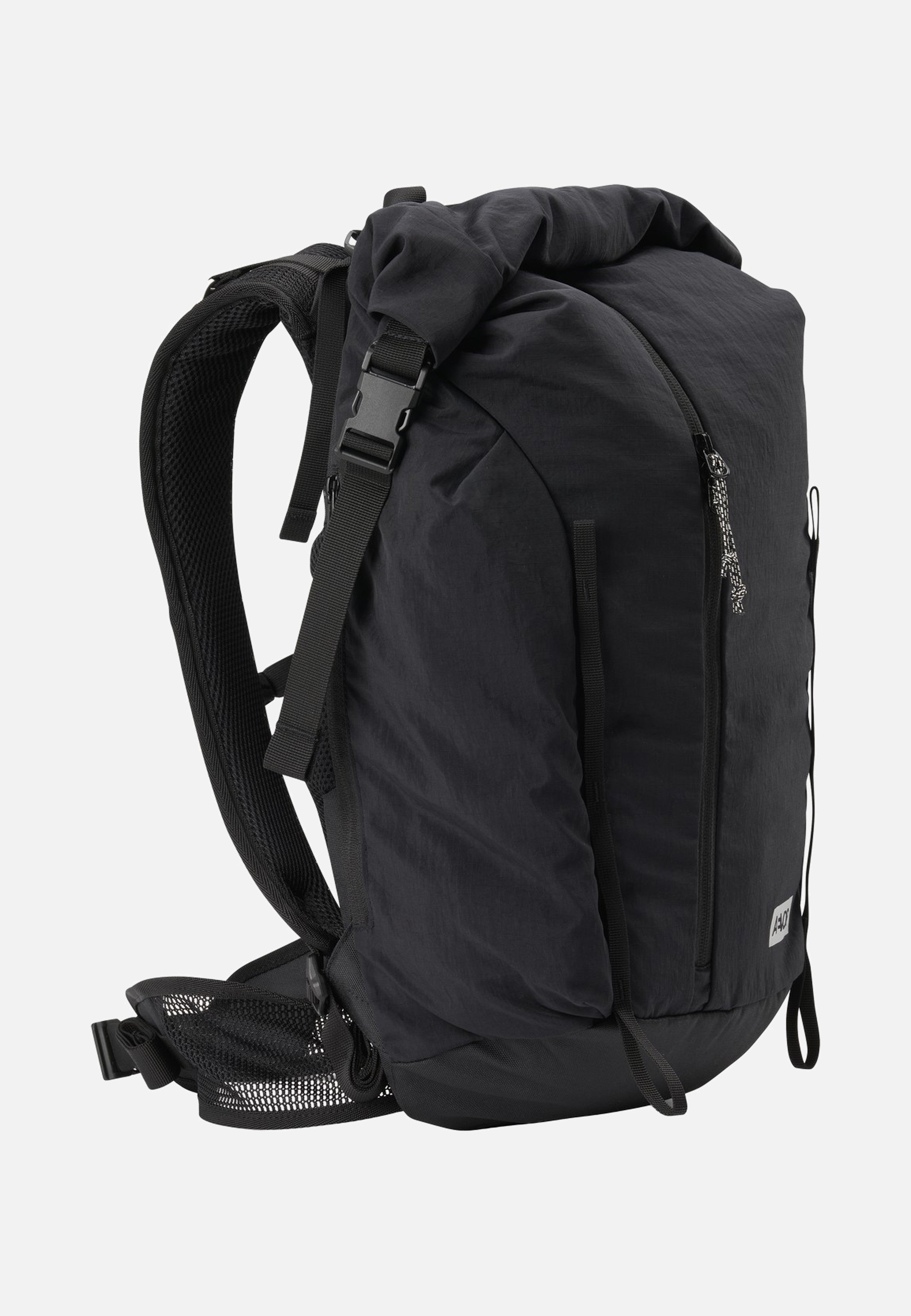 AEVOR Active Pack Black Rolltop Backpack