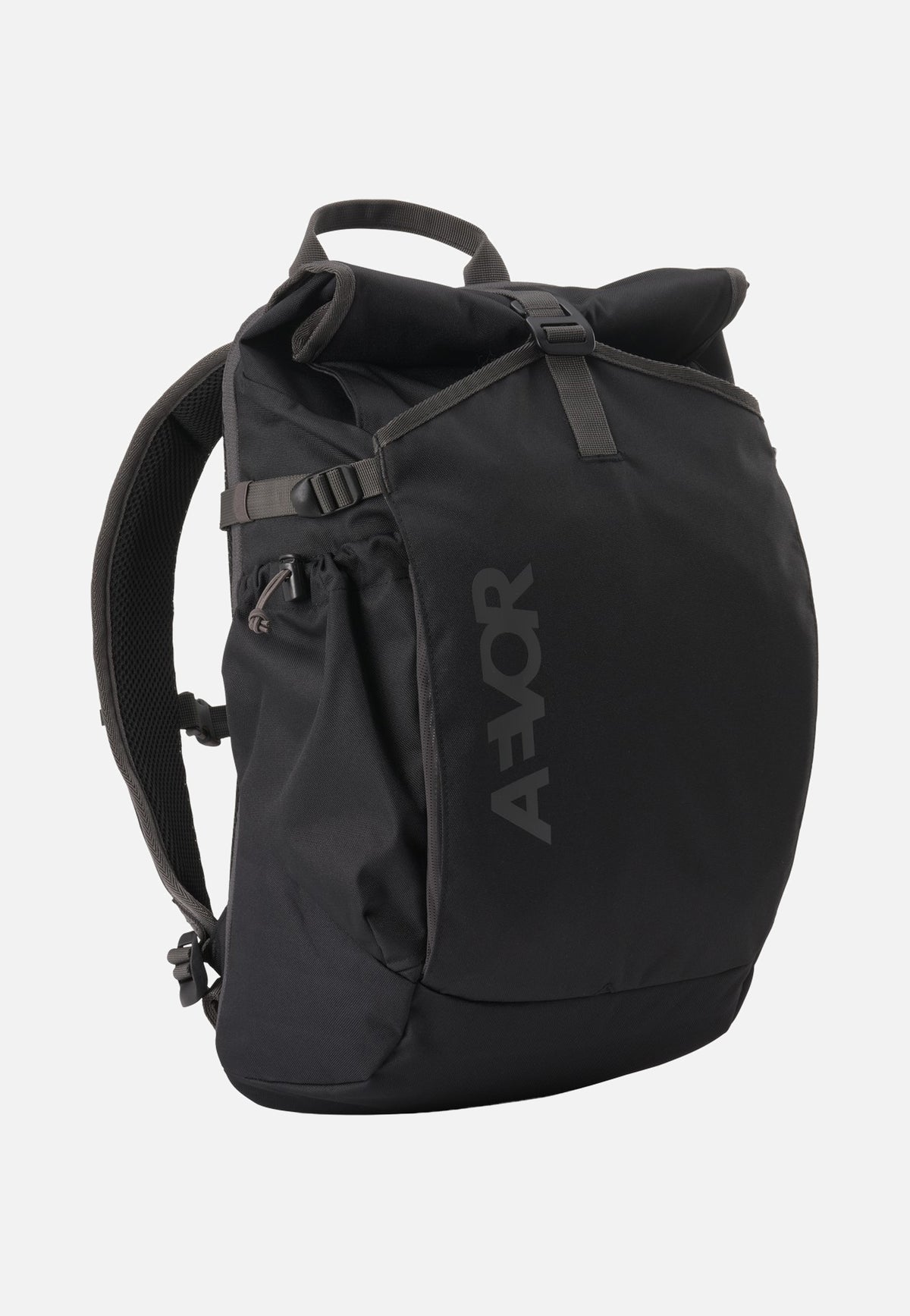 AEVOR Roll Pack Black Charcoal Rolltop Rucksack