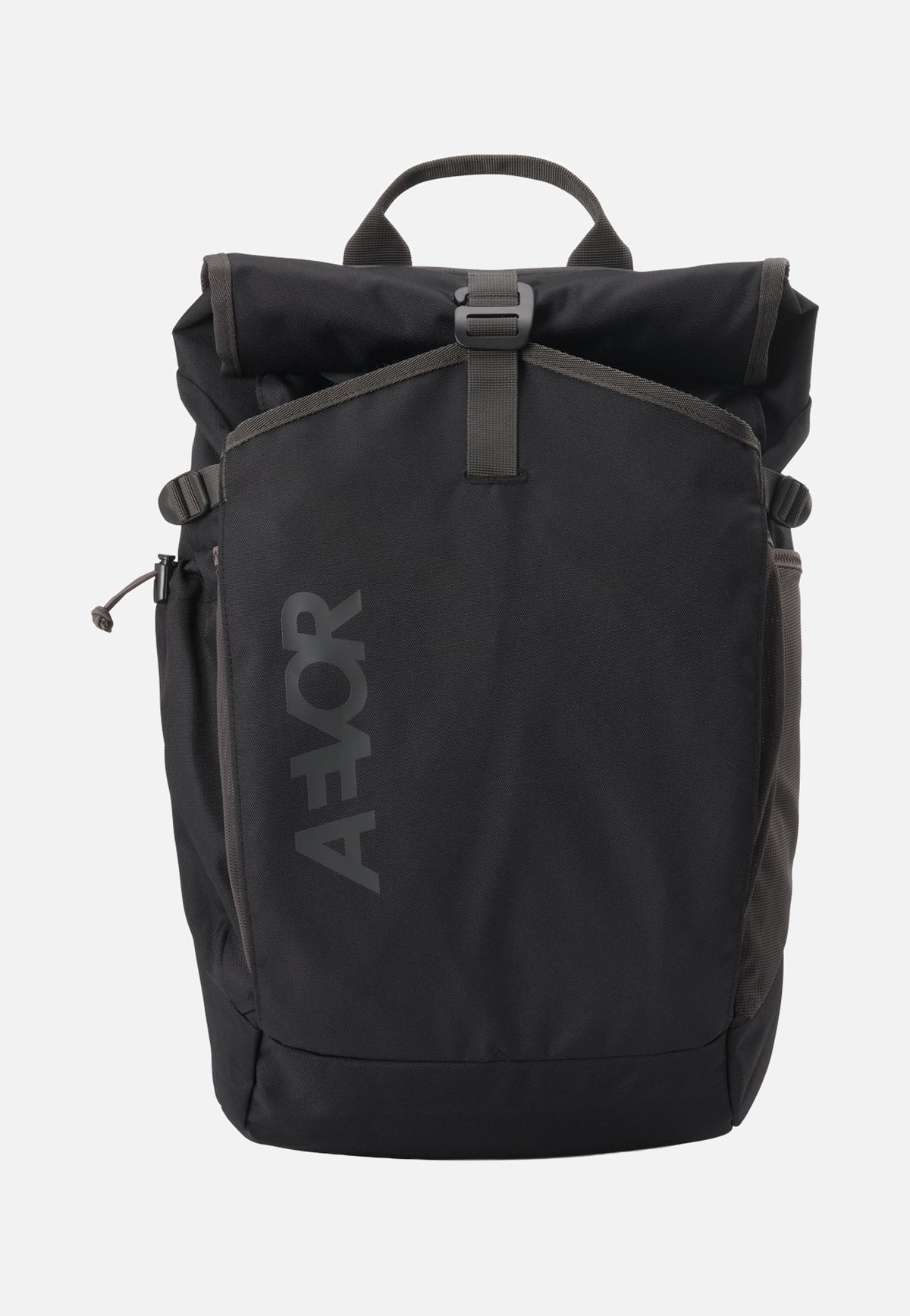 AEVOR Roll Pack Black Charcoal Rolltop Rucksack
