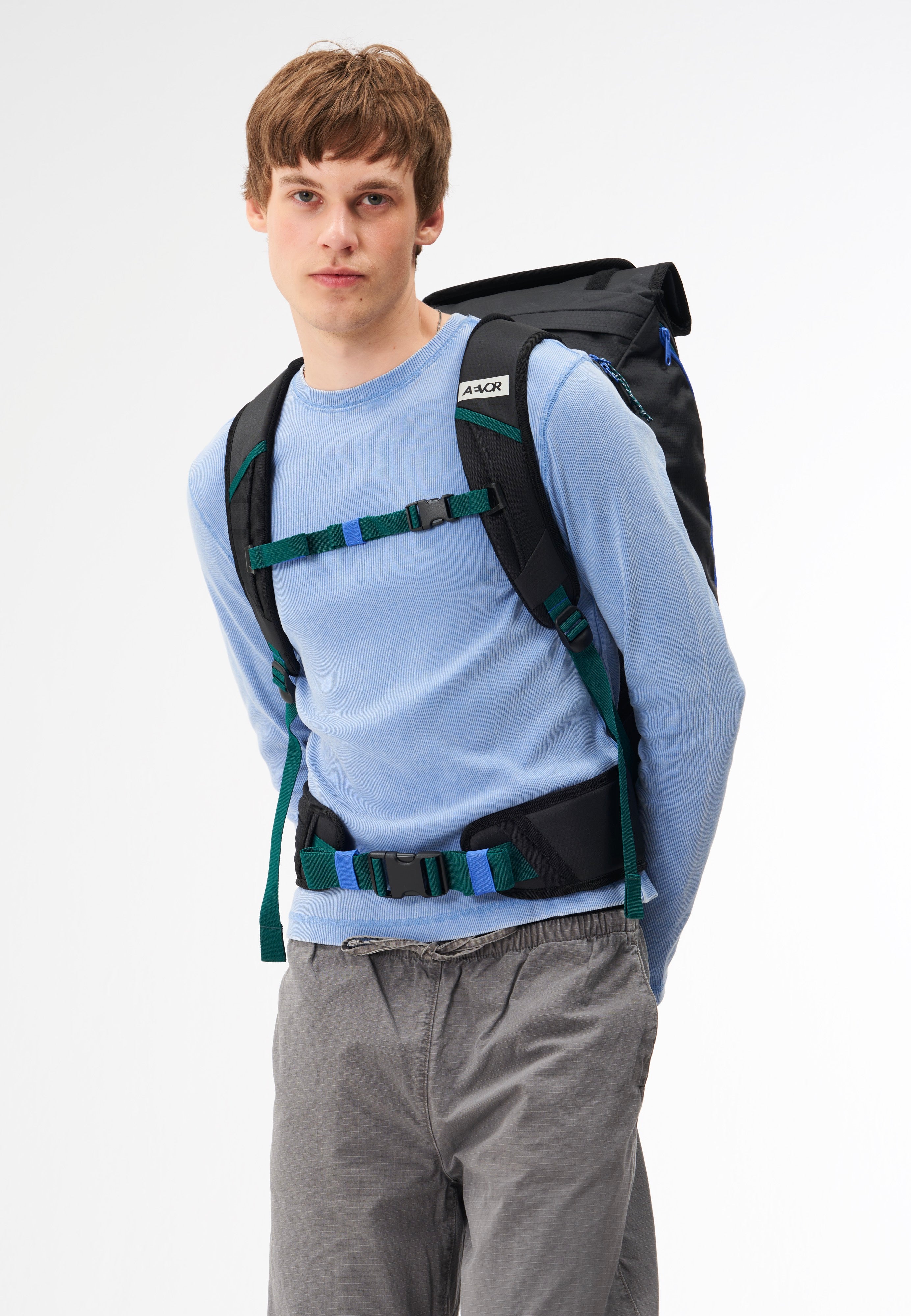 AEVOR Travel Pack Proof Dual Dip Aqua Drift Travel Backpack