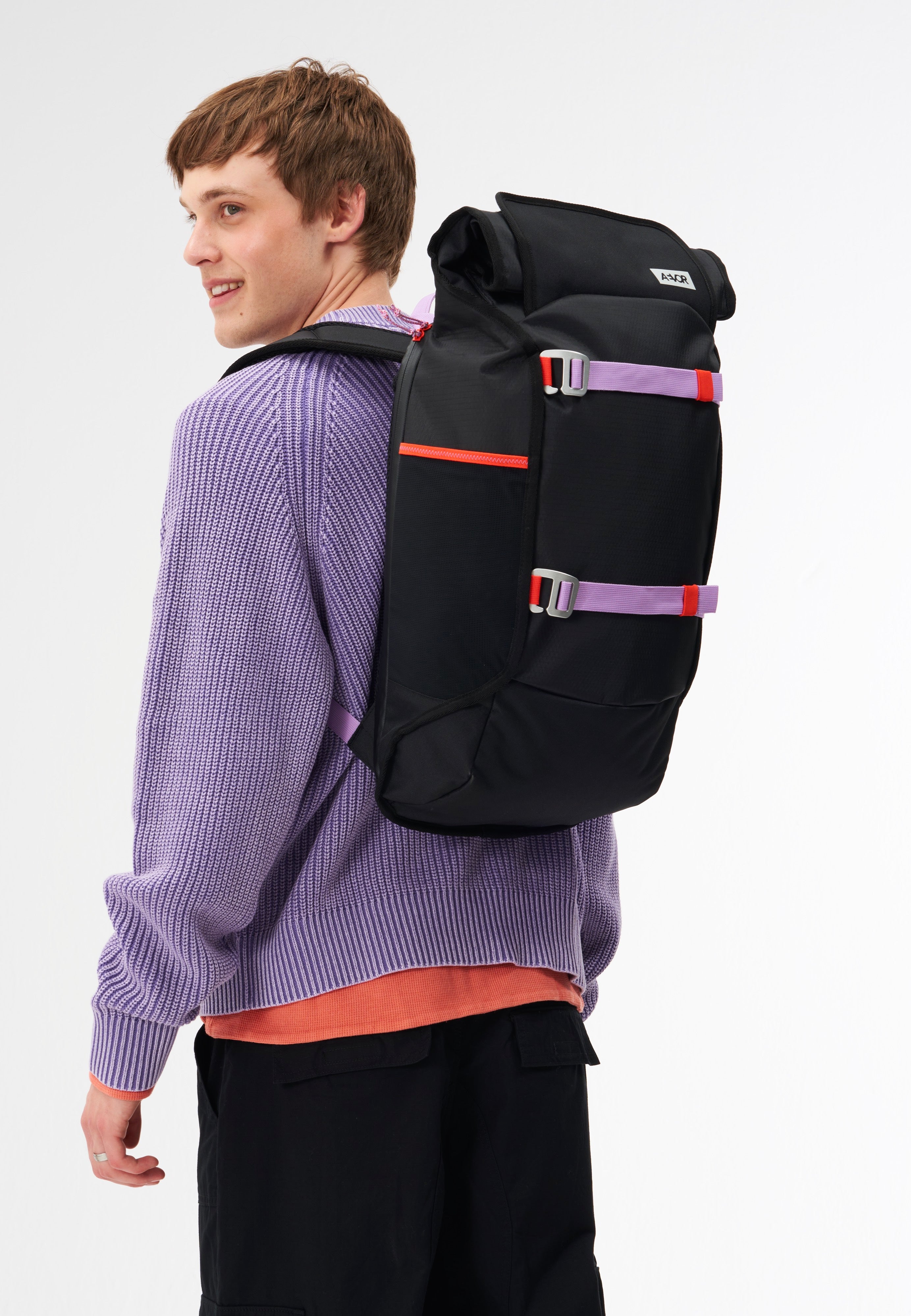 AEVOR Trip Pack Proof Dual Dip Violet Rush Rolltop Backpack