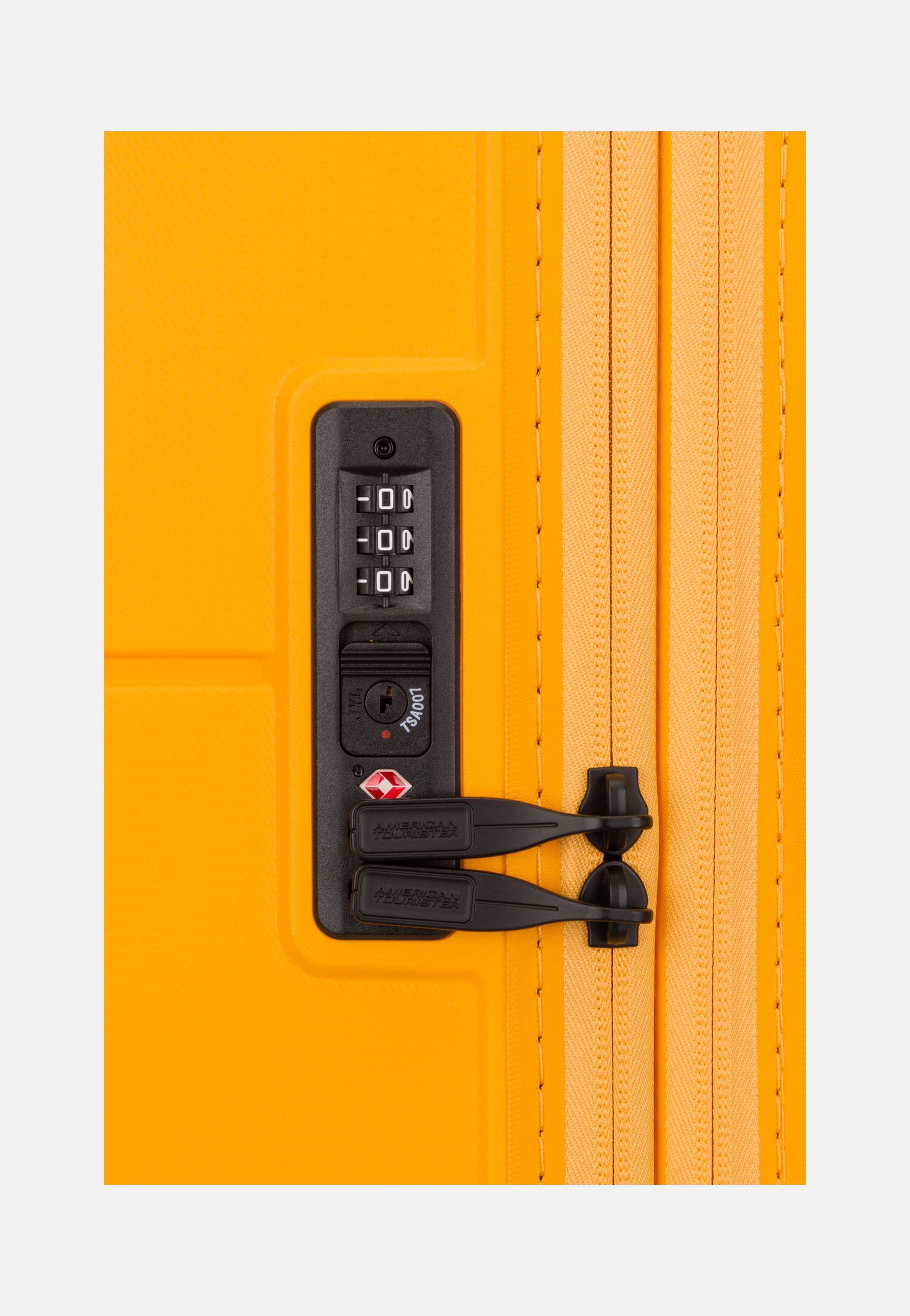 American Tourister Dashpop Spinner 67 EXP Golden Yellow Koffer
