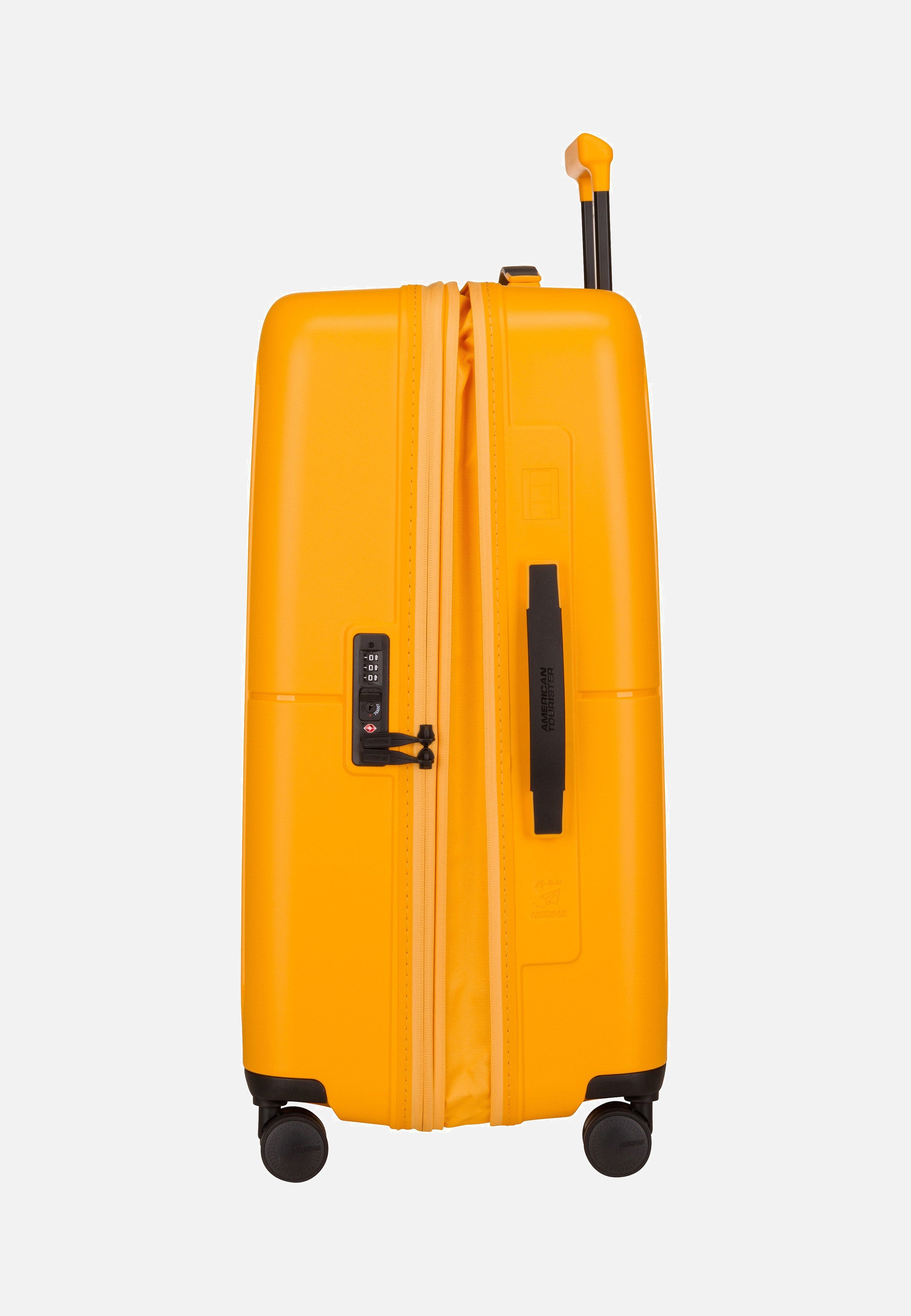 American Tourister Dashpop Spinner 67 EXP Golden Yellow Koffer