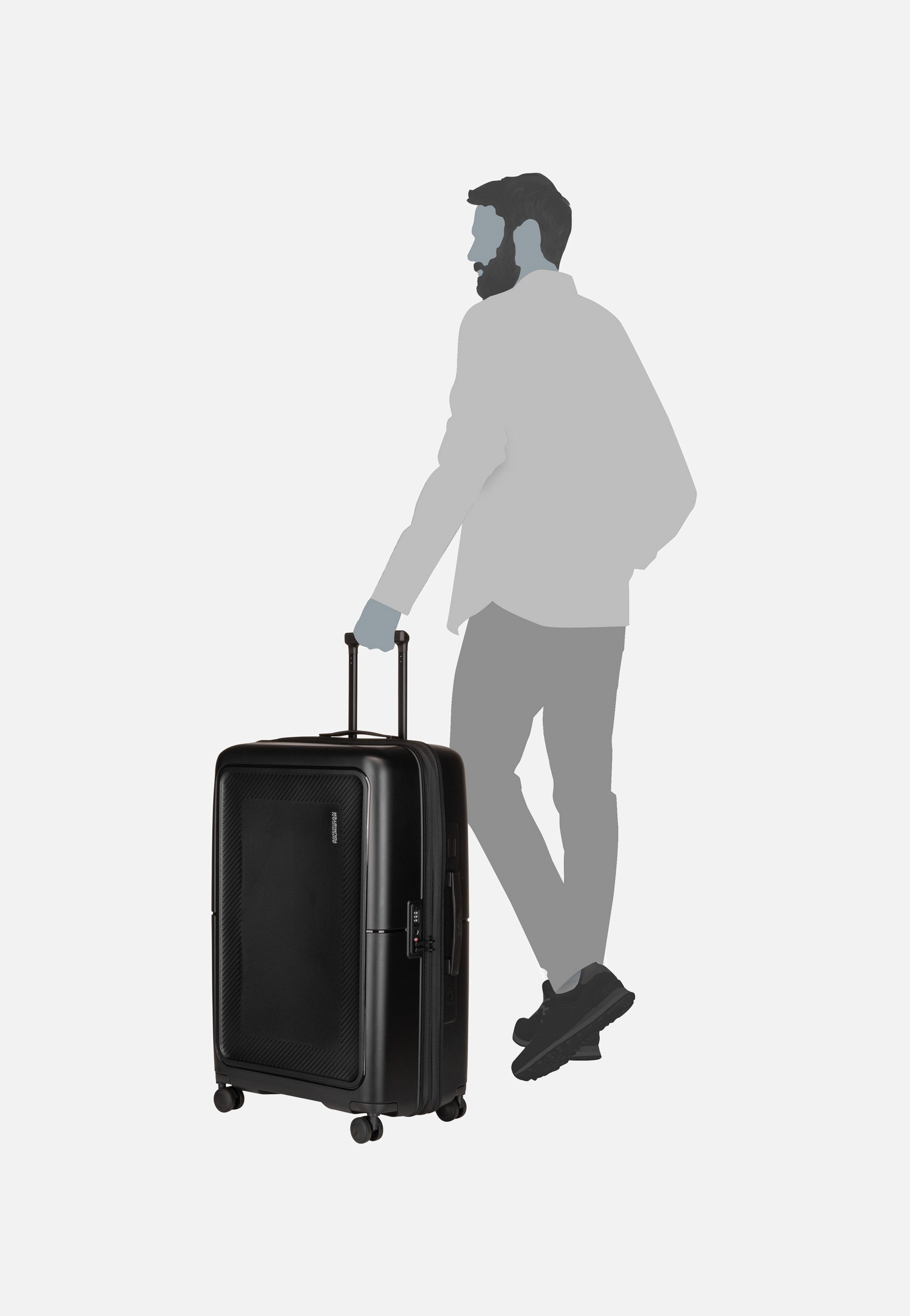 American Tourister Dashpop Spinner 77 EXP True Black Koffer