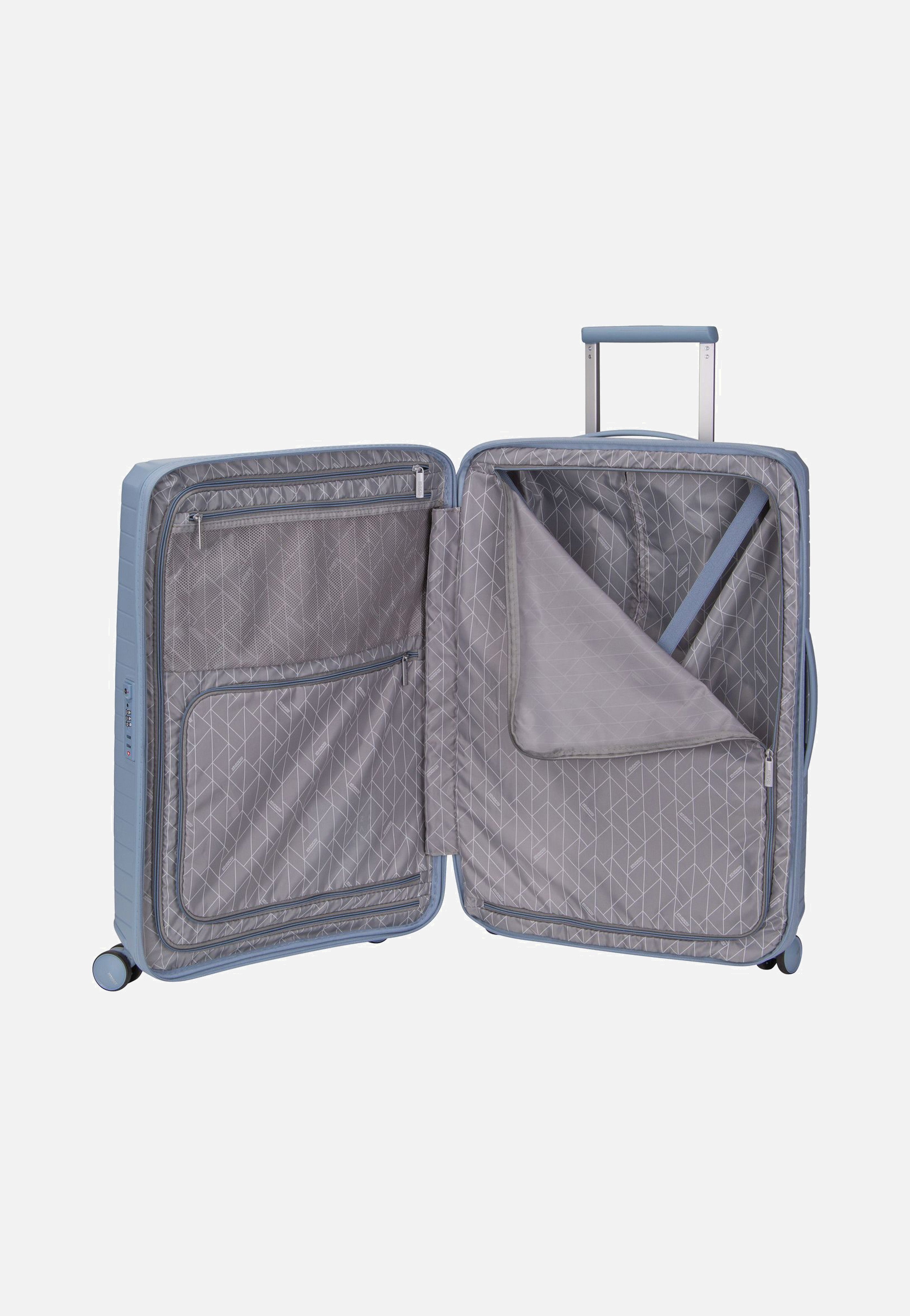 American Tourister Fastforward Spinner67 Steel Blue Koffer