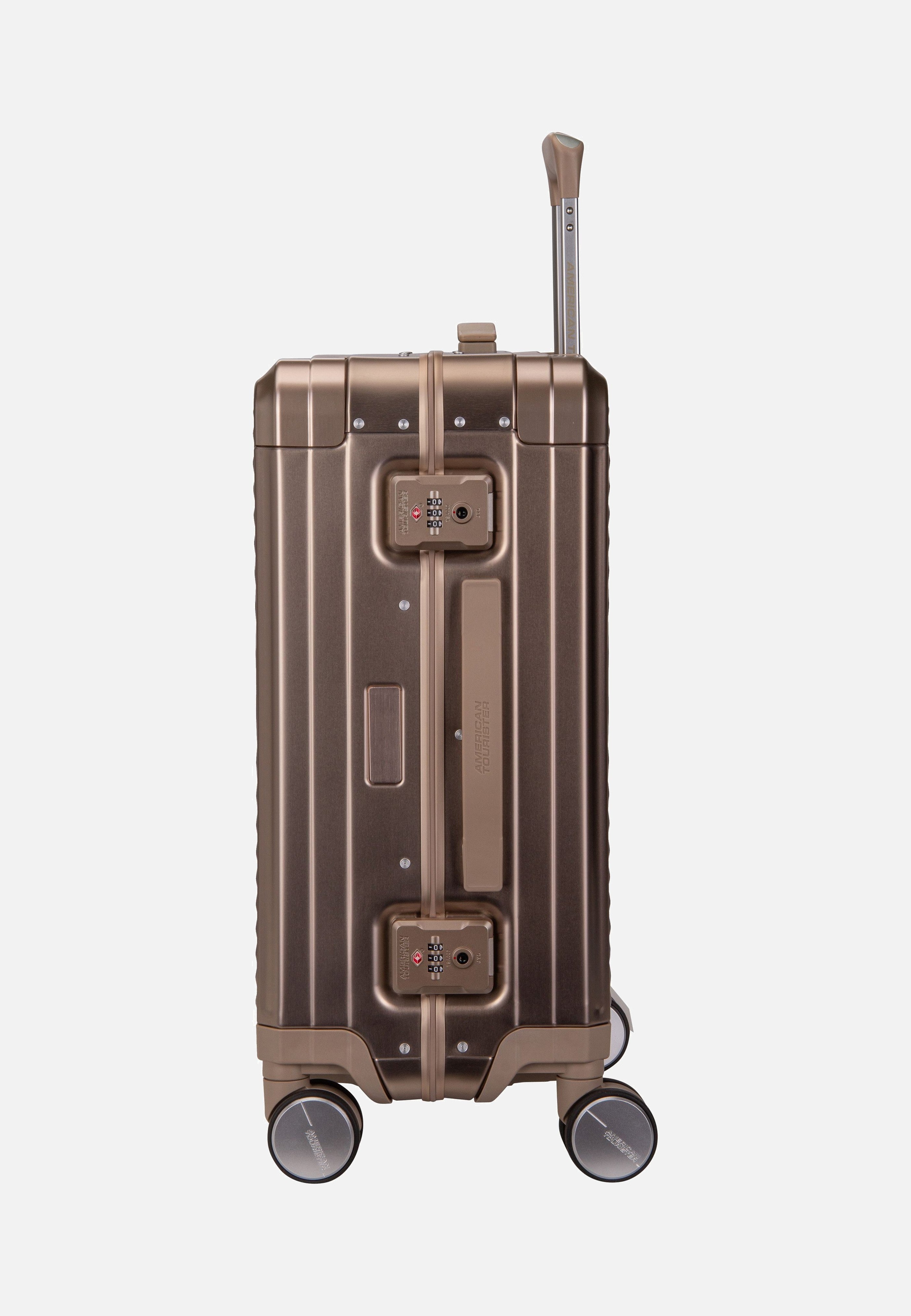 American Tourister Soundbox Alu Spinner 55 Bronze Koffer