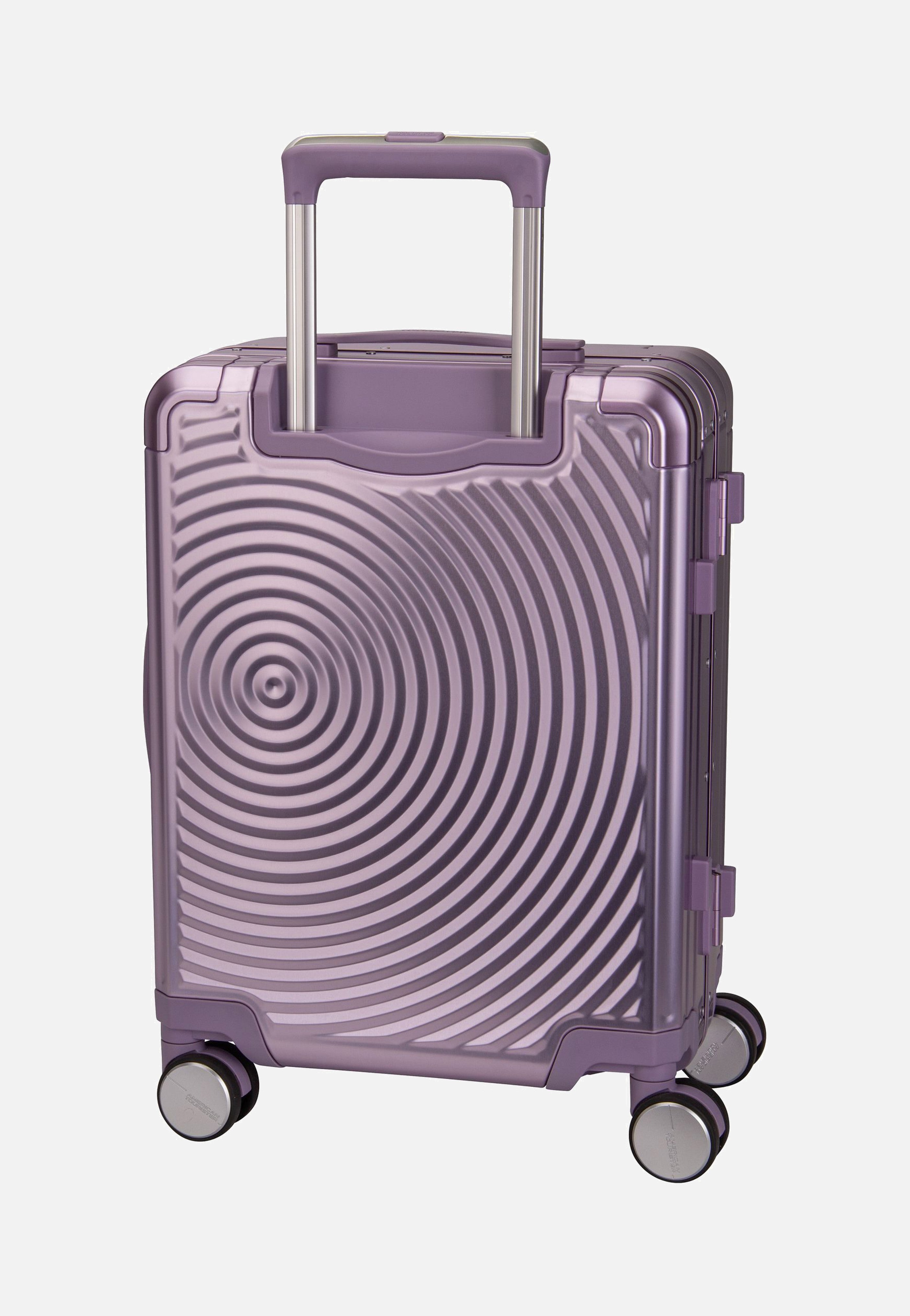 American Tourister Soundbox Alu Spinner 55 Stormy Lilac Koffer