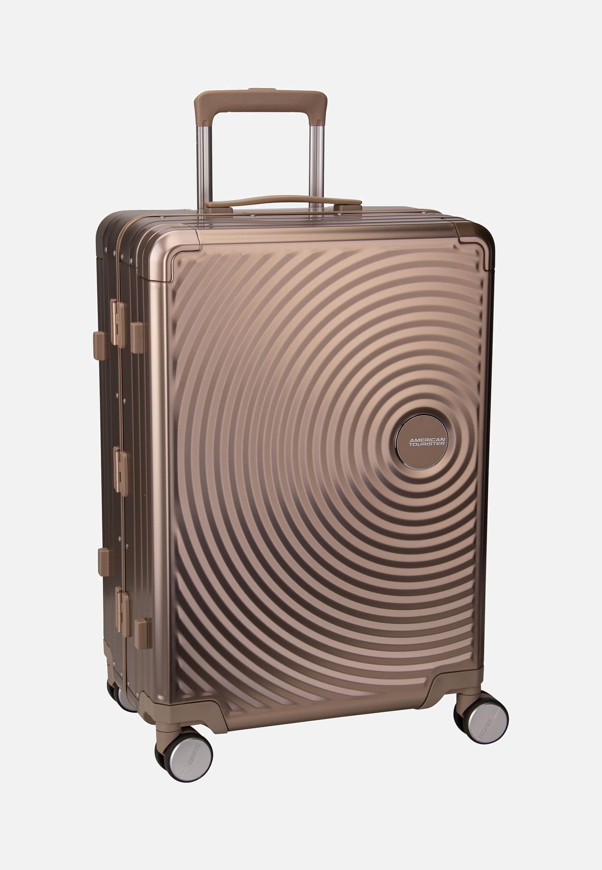 American Tourister Soundbox Alu Spinner 68 Bronze Koffer