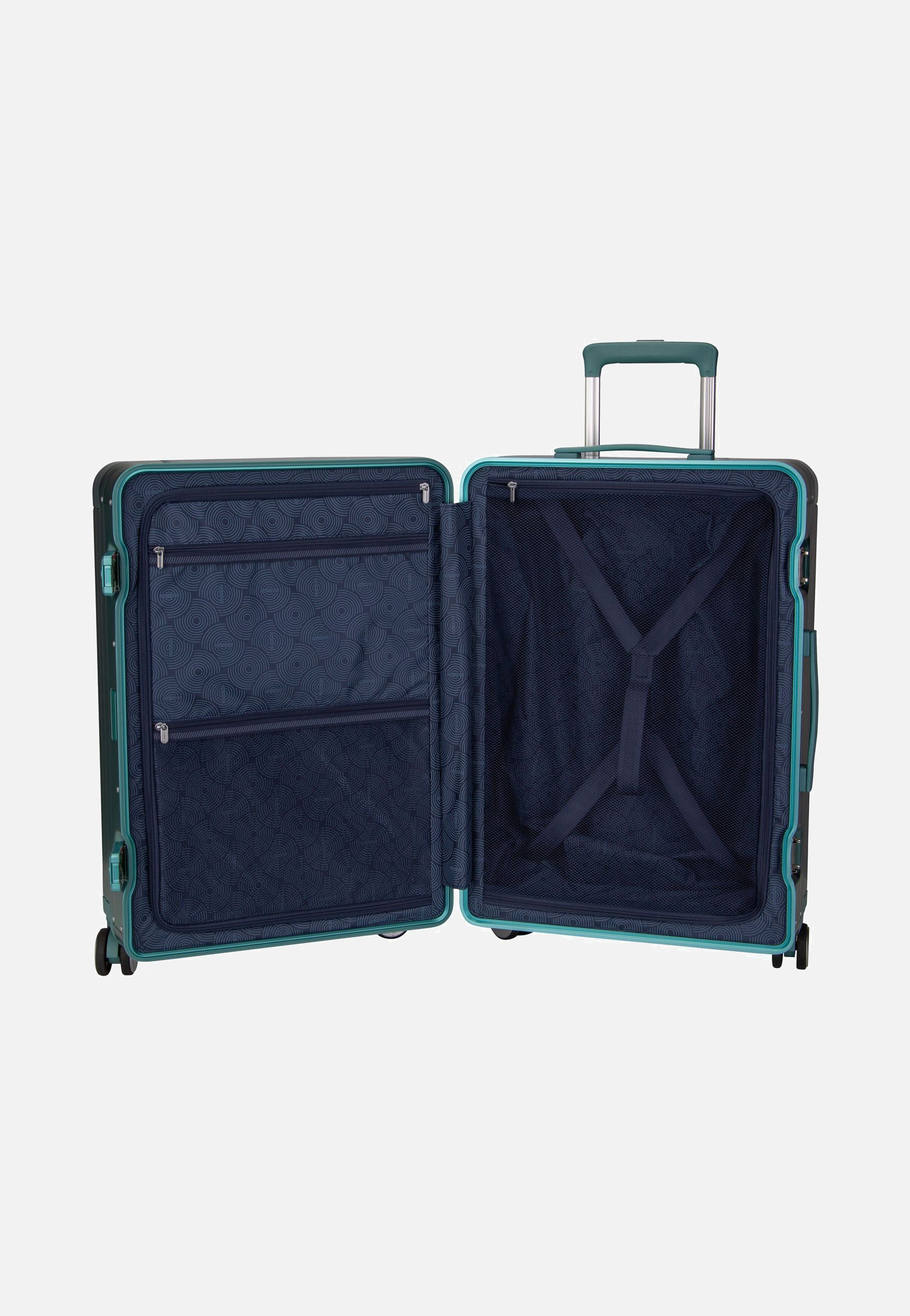 American Tourister Soundbox Alu Spinner 68 Dusty Turquoise Koffer
