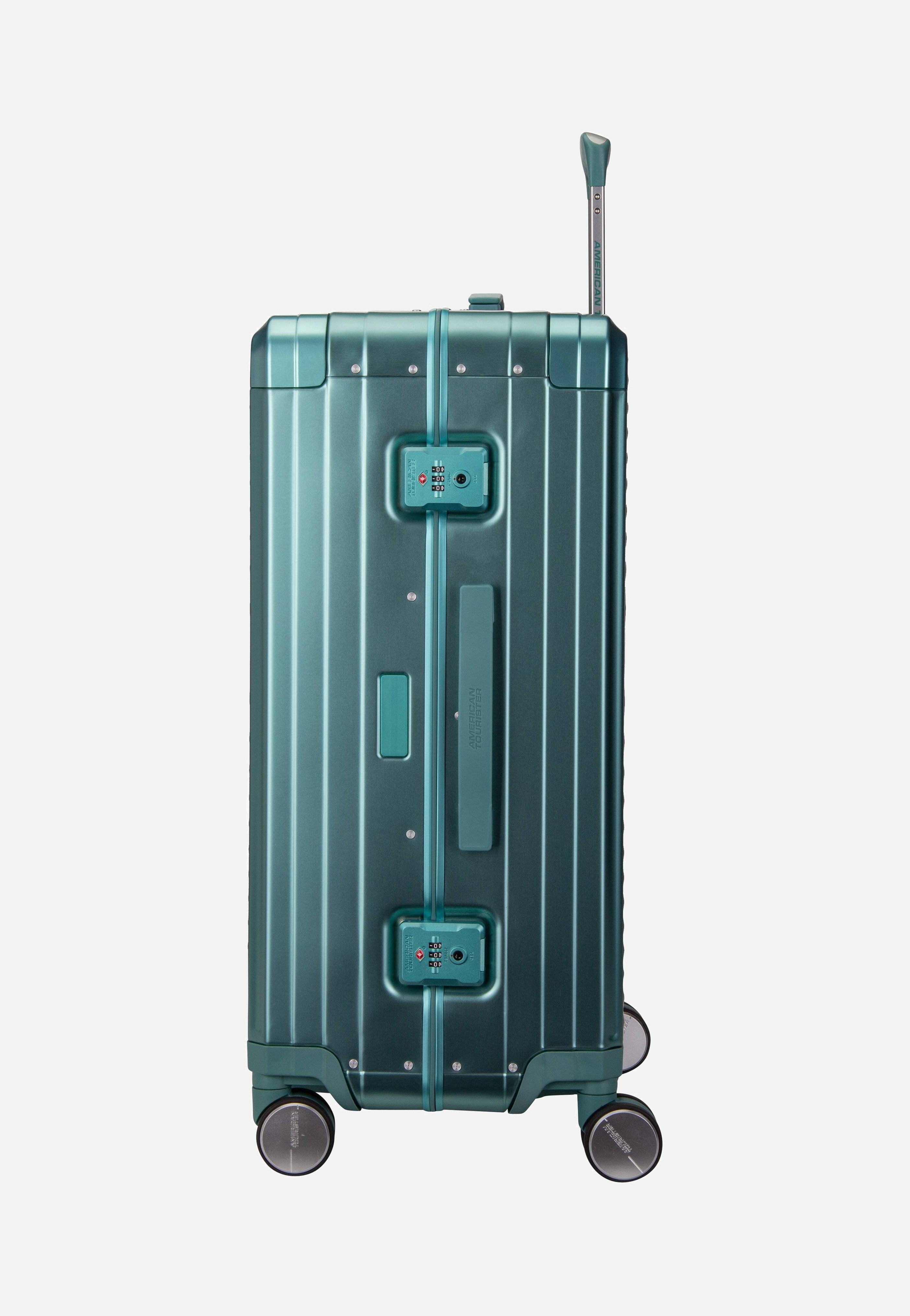 American Tourister Soundbox Alu Spinner 68 Dusty Turquoise Koffer