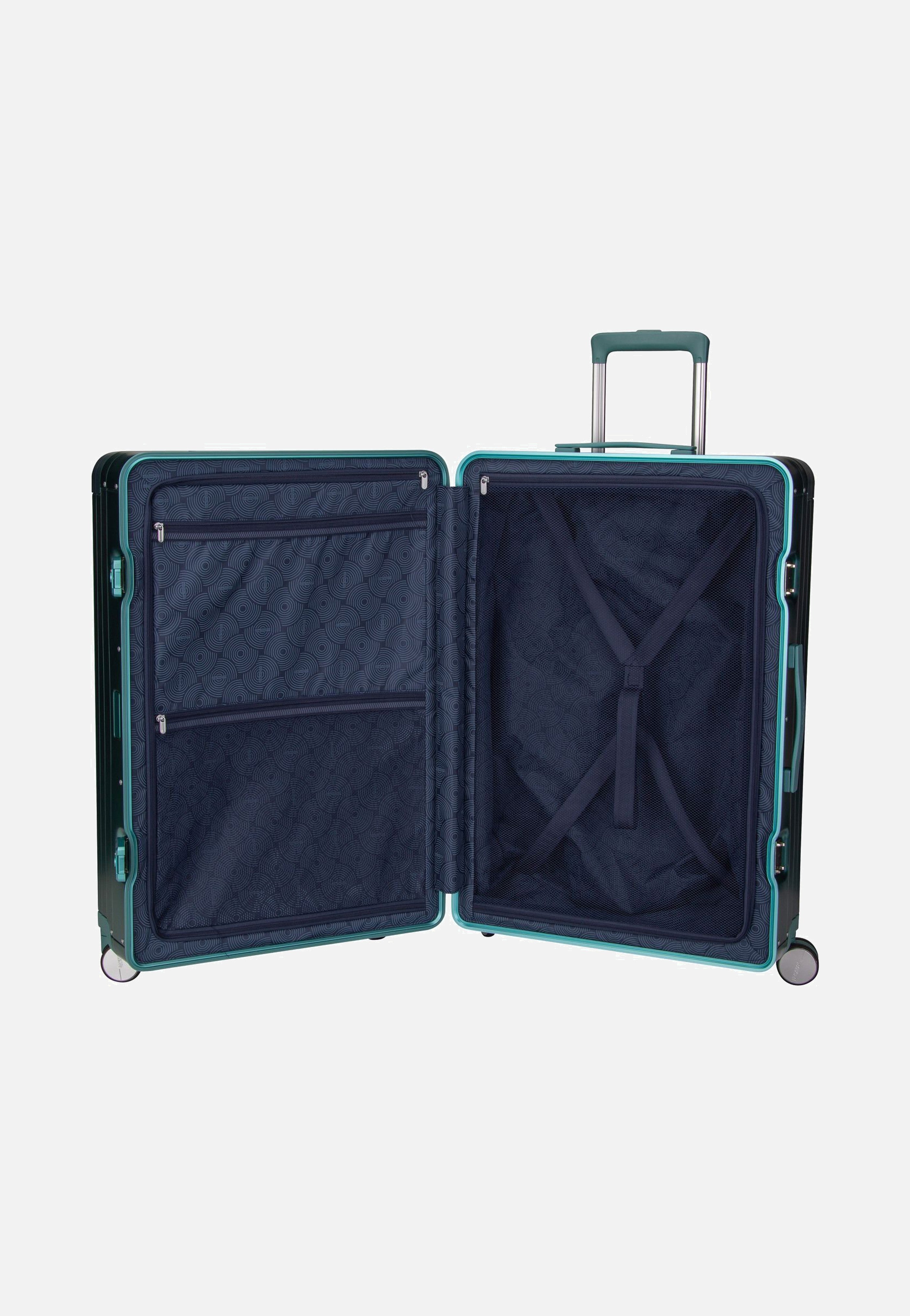 American Tourister Soundbox Alu Spinner 75 Dusty Turquoise Koffer