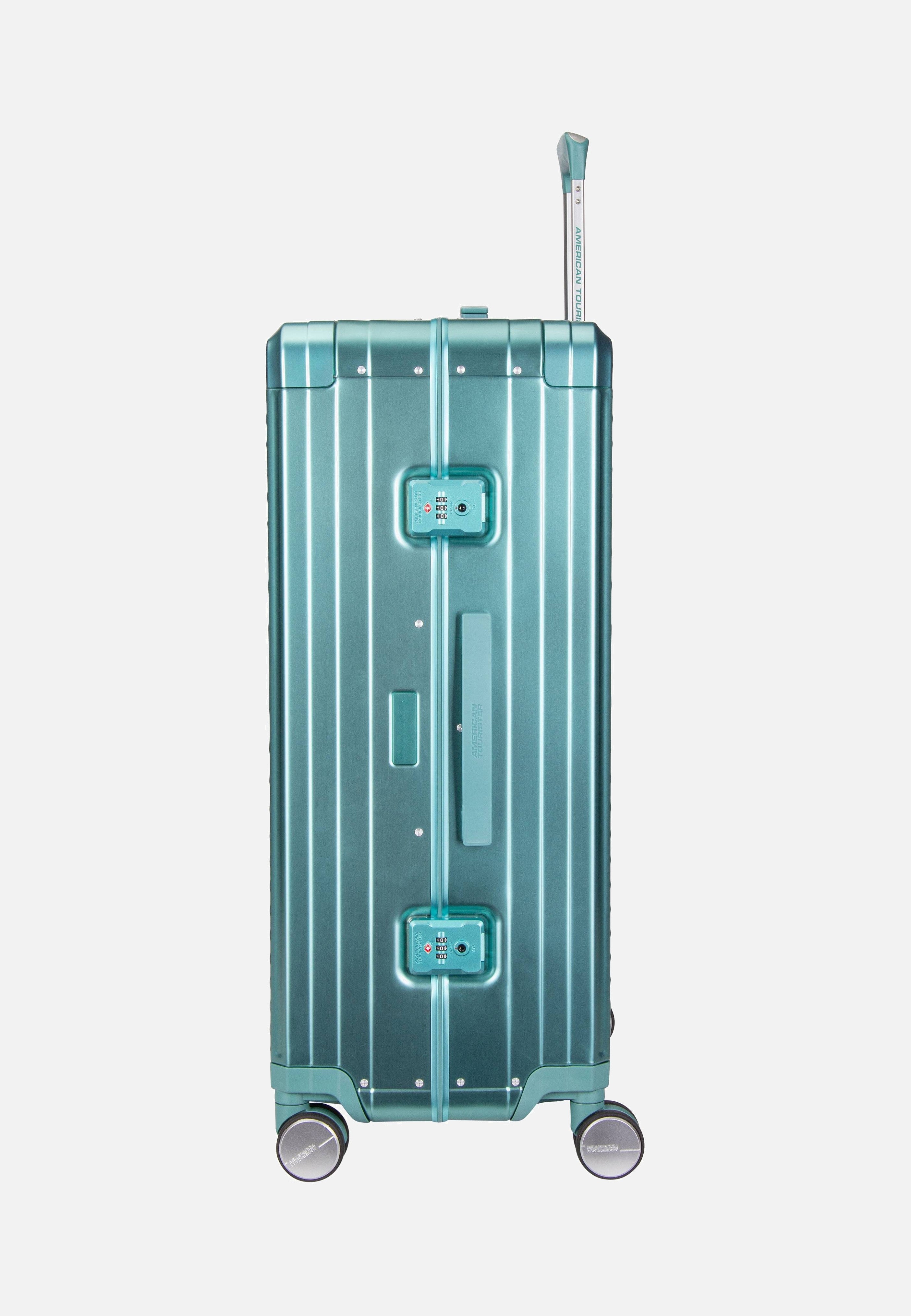 American Tourister Soundbox Alu Spinner 75 Dusty Turquoise Koffer