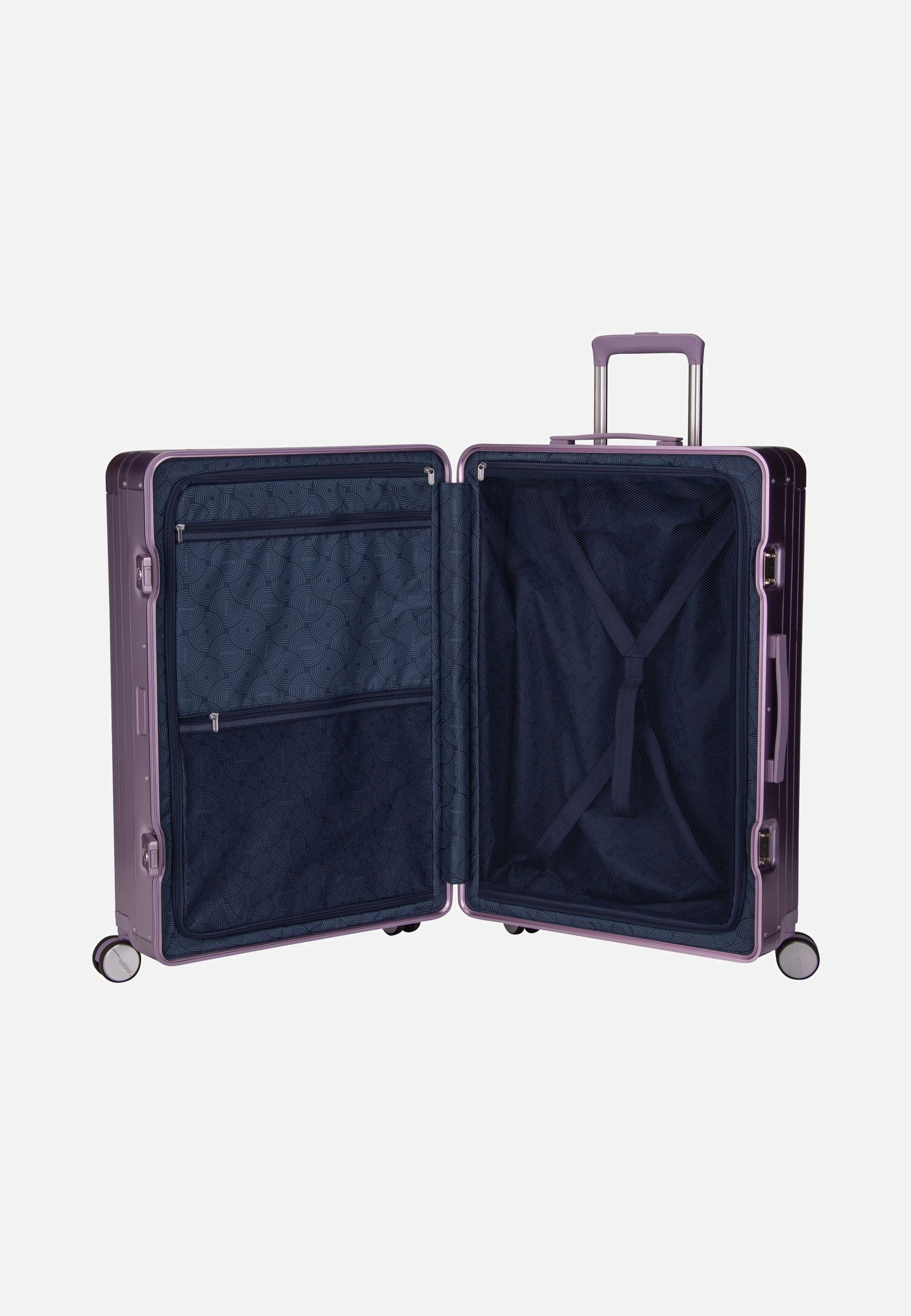 American Tourister Soundbox Alu Spinner 75 Stormy Lilac Koffer