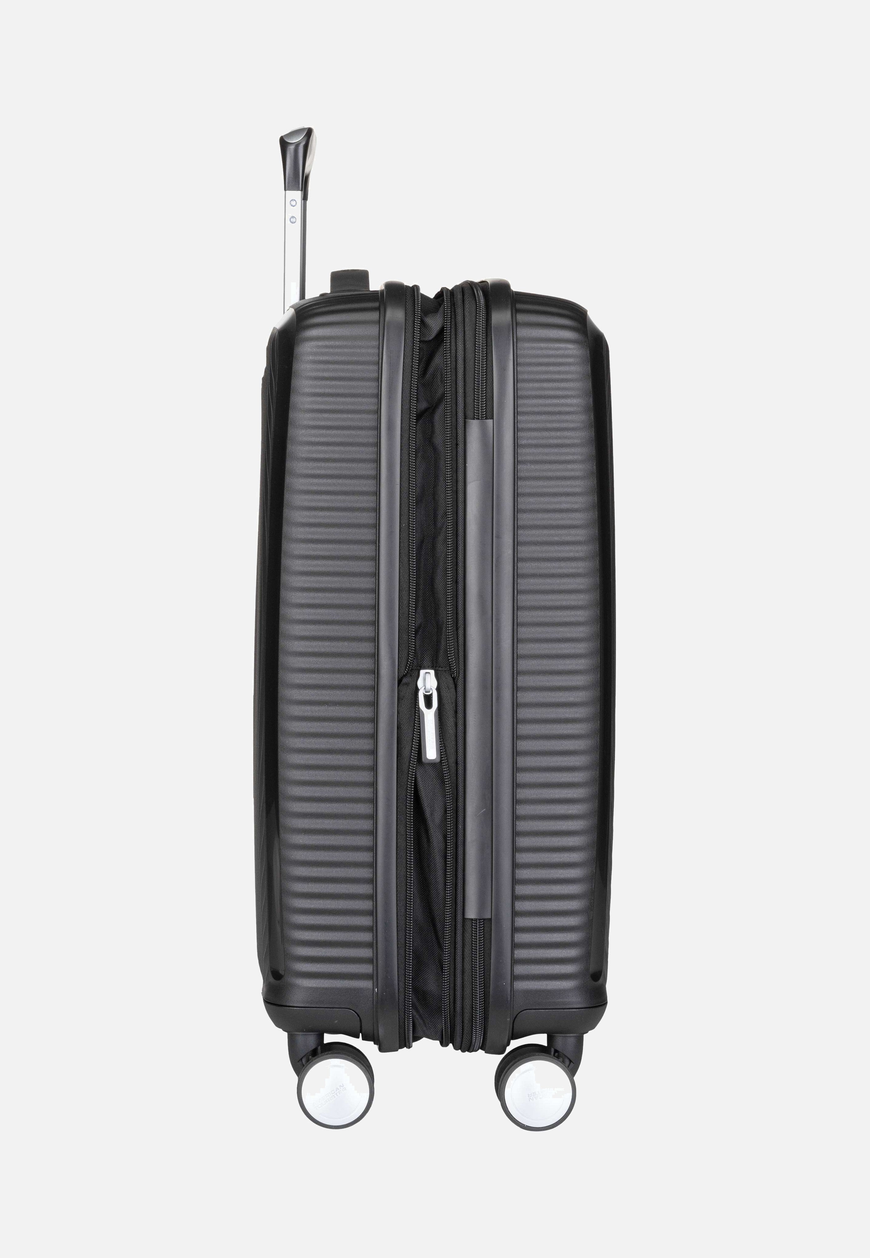 American Tourister SoundBox Spinner 55 EXP Bass Black Koffer