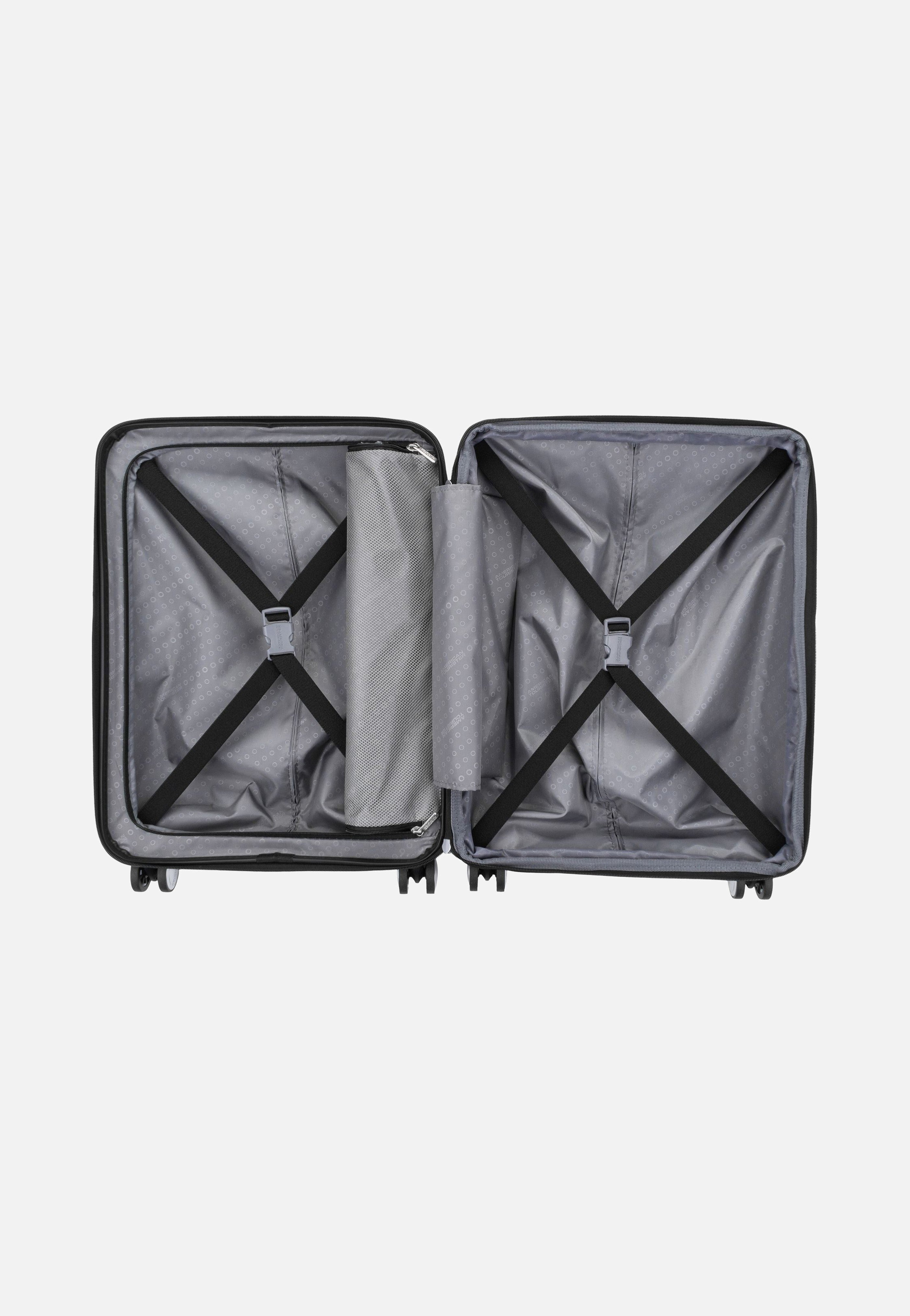 American Tourister SoundBox Spinner 55 EXP Bass Black Koffer