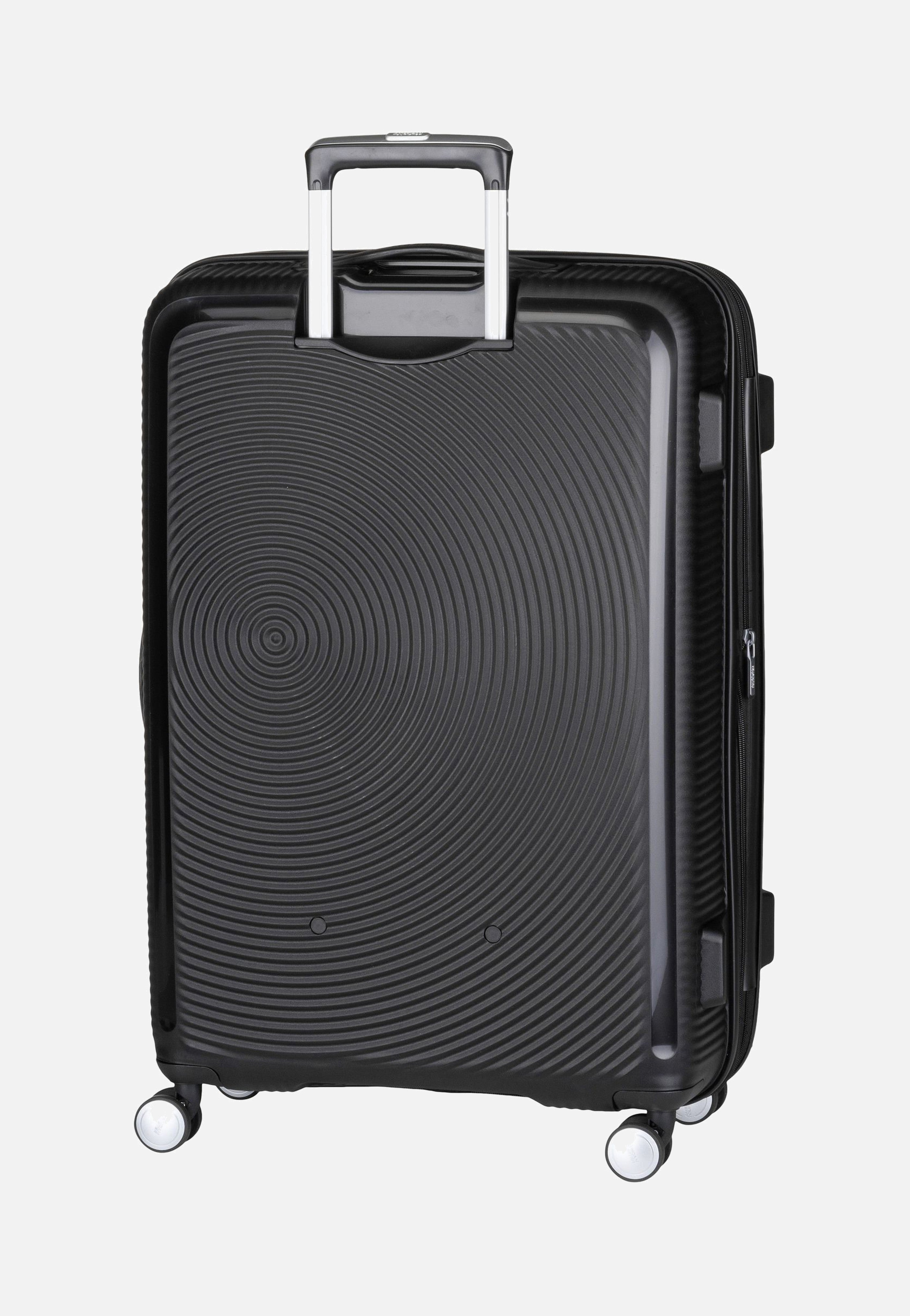 American Tourister SoundBox Spinner 77 EXP Bass Black Koffer