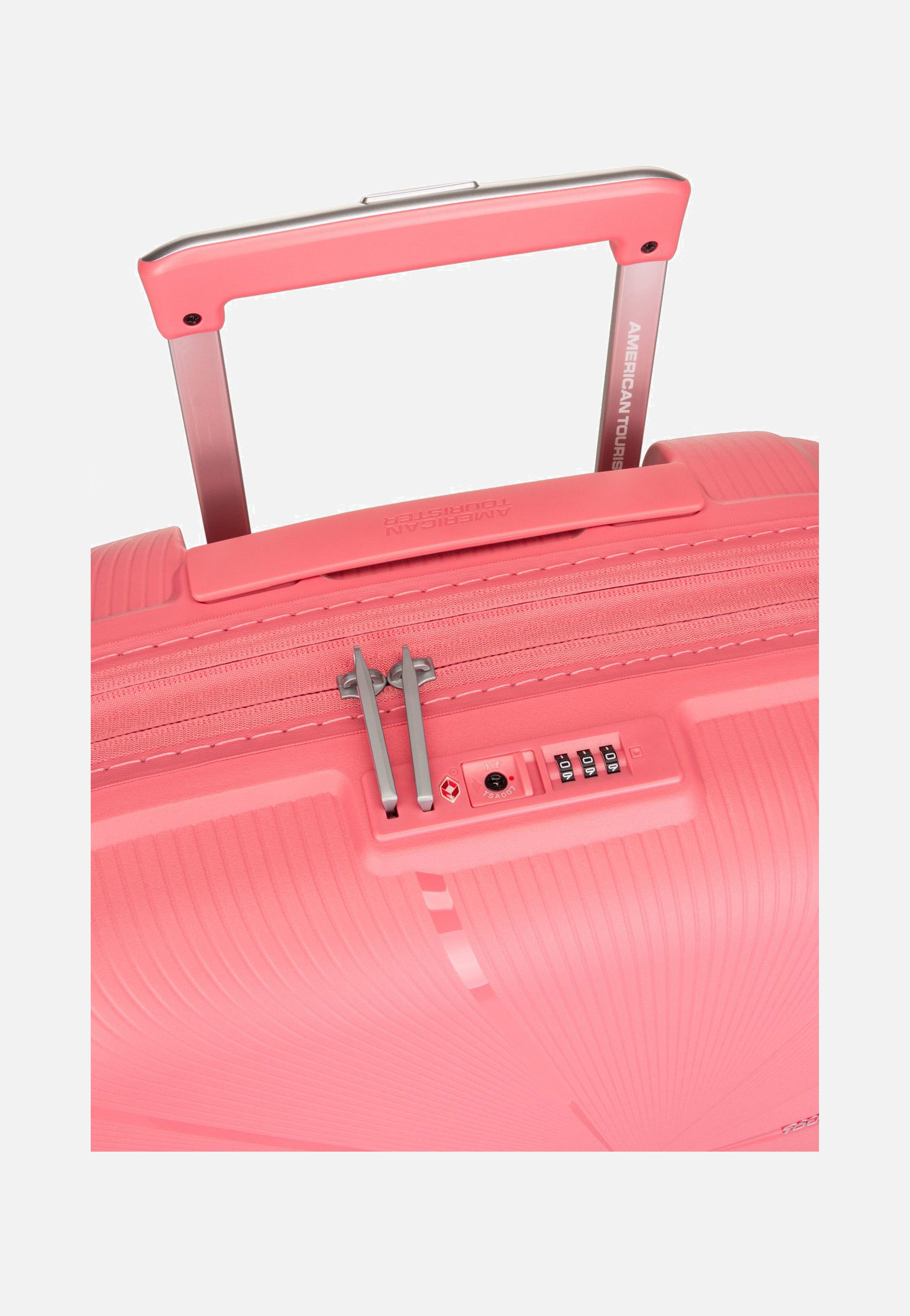 American Tourister Starvibe Spinner 55 EXP Sun Kissed Coral Koffer