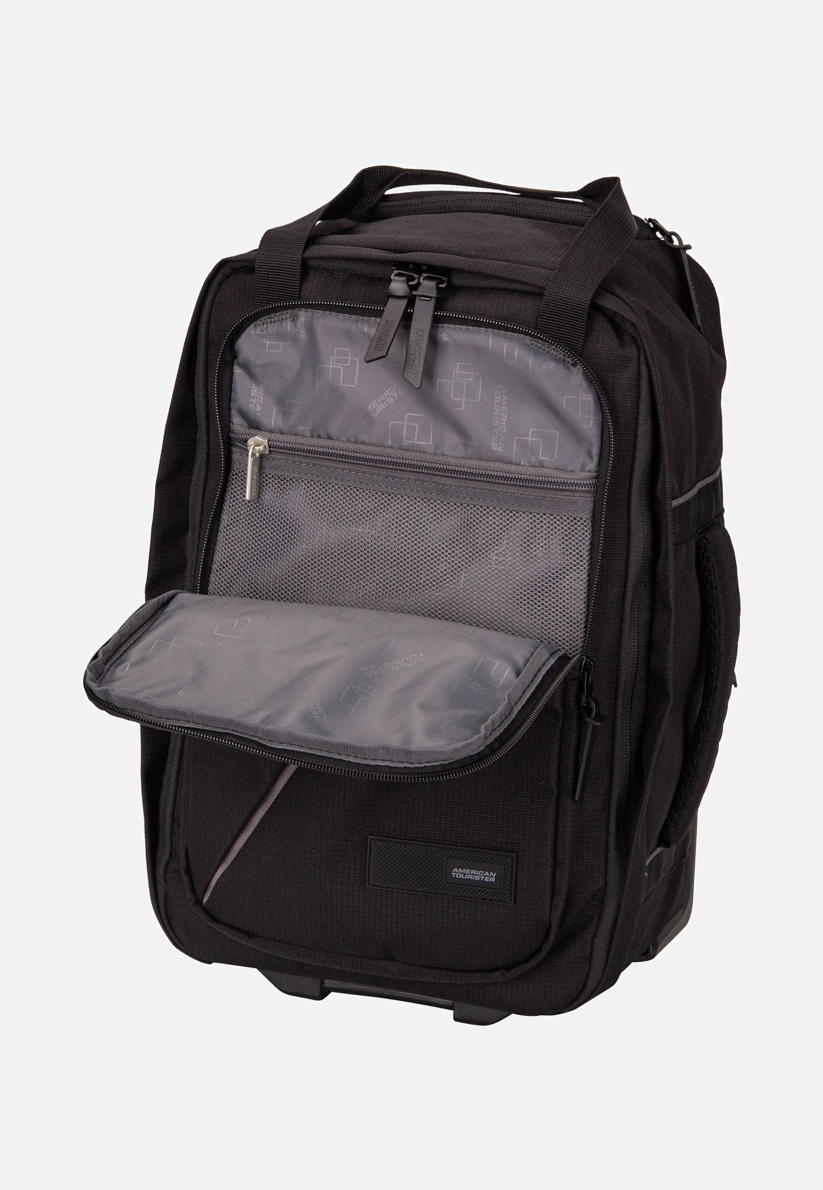 American Tourister Take2Cabin Backpack/WH S Black Backpack Trolley